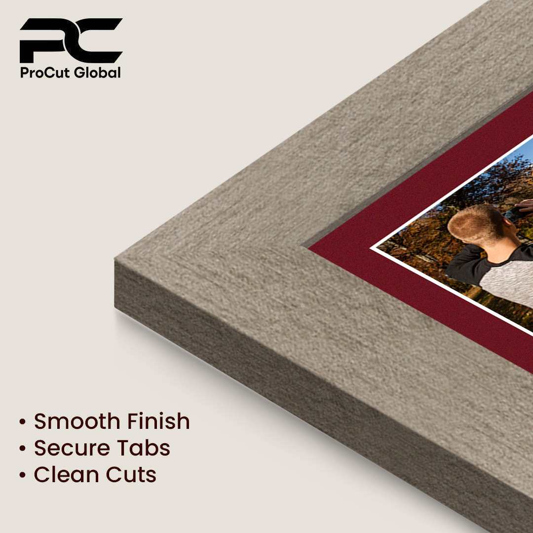 26x8" Modern Aluminium Multi Aperture Photo Frame - Fits 6x4" (x5) Photos | Collage Frame thumbnail 7