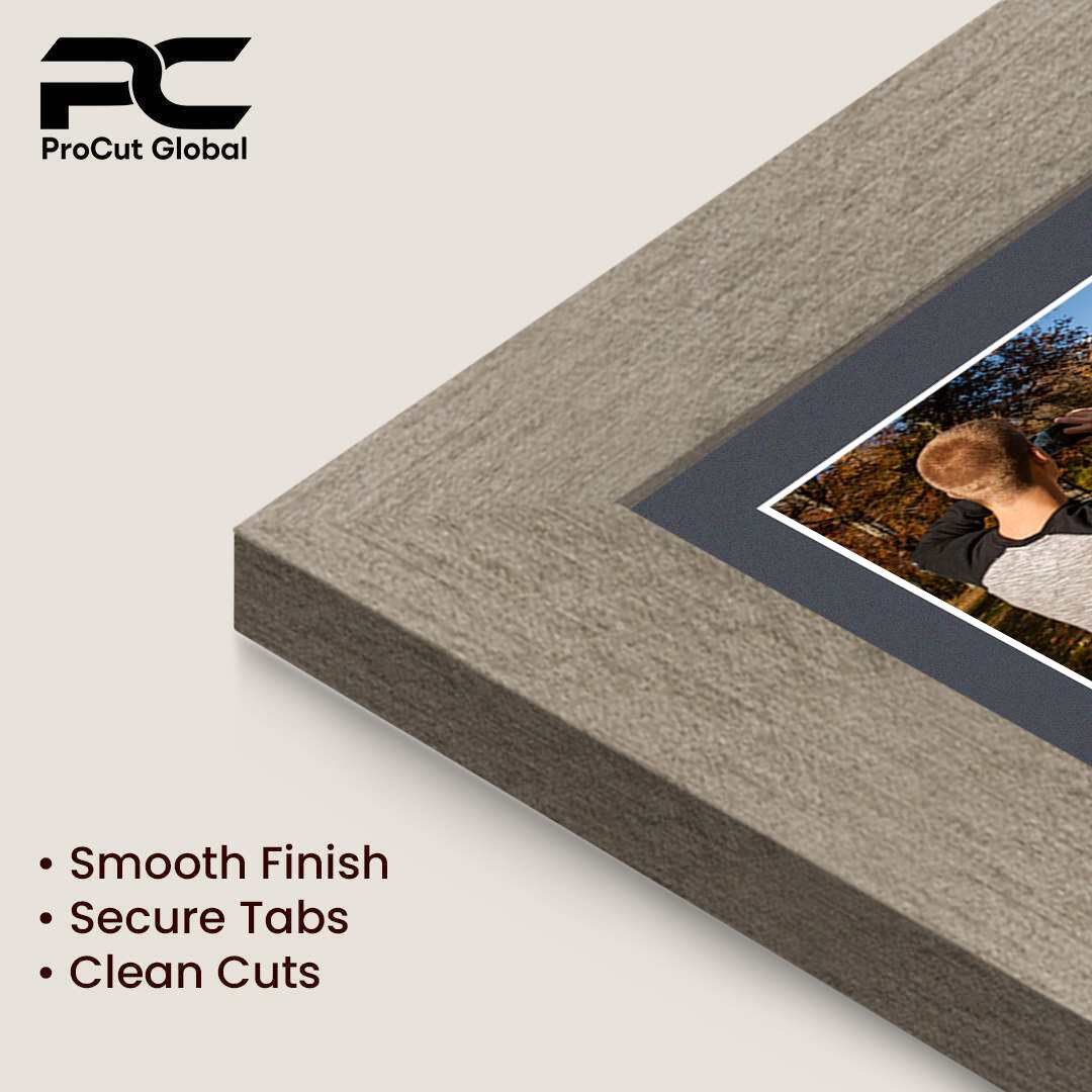 26x8" Modern Aluminium Multi Aperture Photo Frame - Fits 6x4" (x5) Photos | Collage Frame thumbnail 7