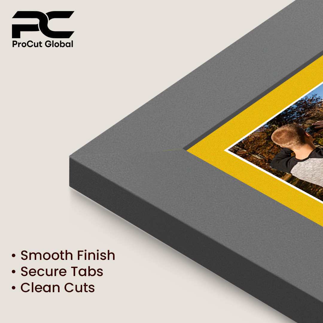 26x8" Modern Dark Grey Multi Aperture Photo Frame - Fits 6x4" (x5) Photos | Collage Frame thumbnail 7