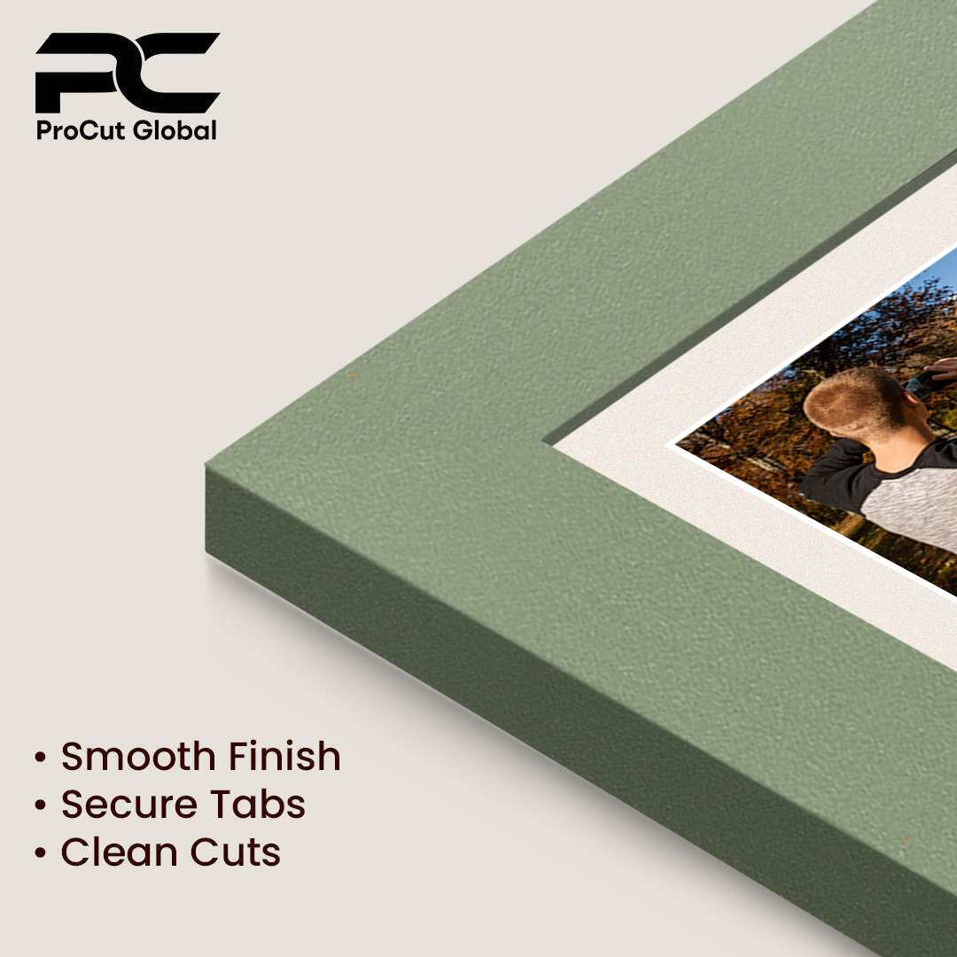 26x8" Green Modern Multi Aperture Photo Frame - Fits 6x4" (x5) Photos | Collage Frame thumbnail 7