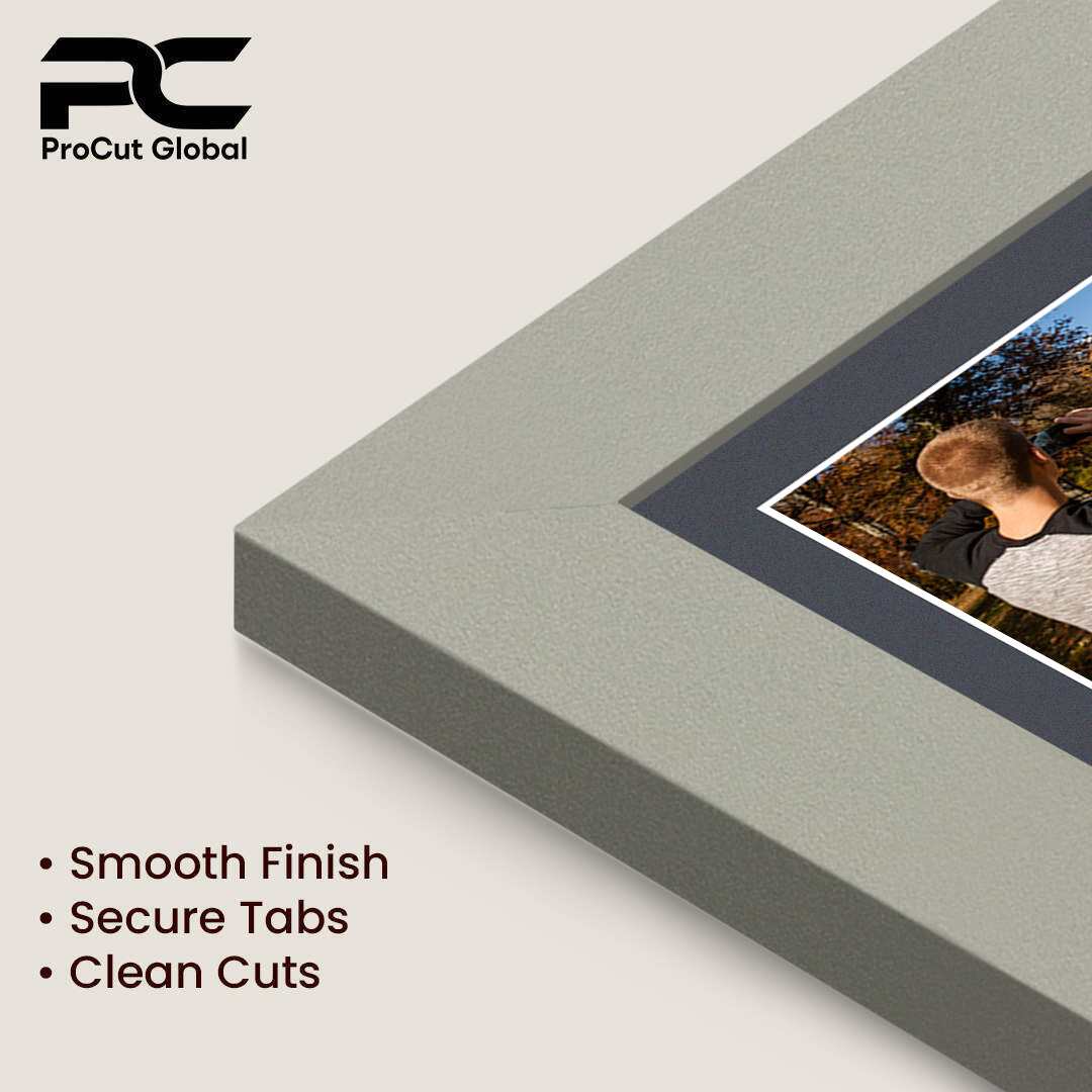 26x8" Light Grey Modern Multi Aperture Photo Frame - Fits 6x4" (x5) Photos | Collage Frame thumbnail 7
