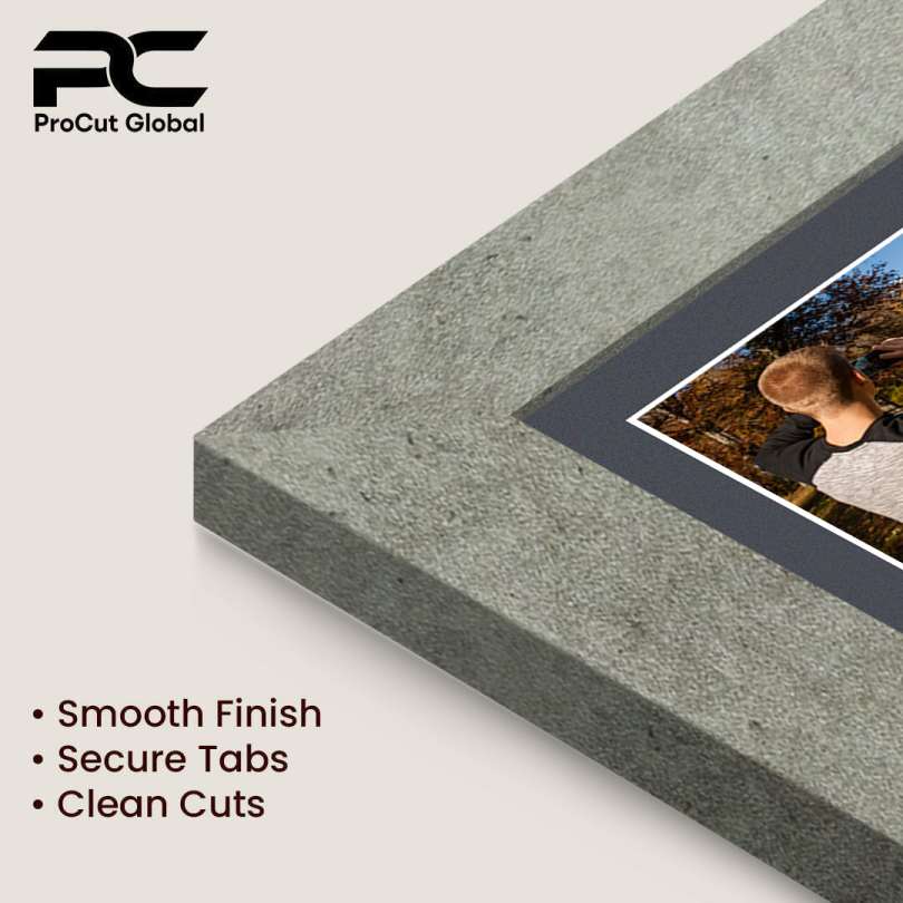40x20cm Grey Marble Modern Multi Aperture Photo Frame - Fits 6x4" (x3) Photos | Collage Frame thumbnail 7