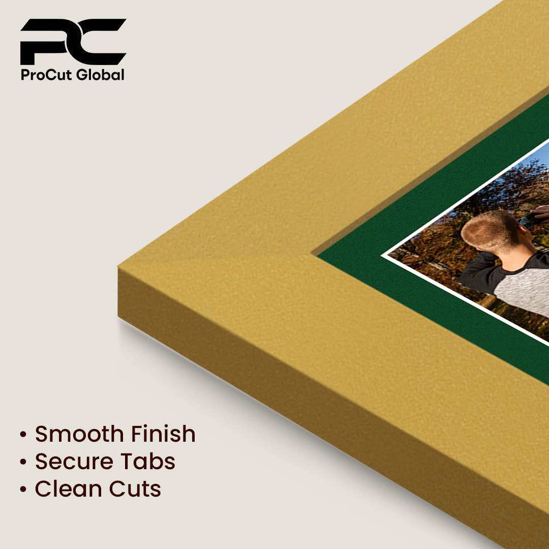 40x20cm Mustard Yellow Modern Multi Aperture Photo Frame - Fits 6x4" (x3) Photos | Collage Frame thumbnail 7