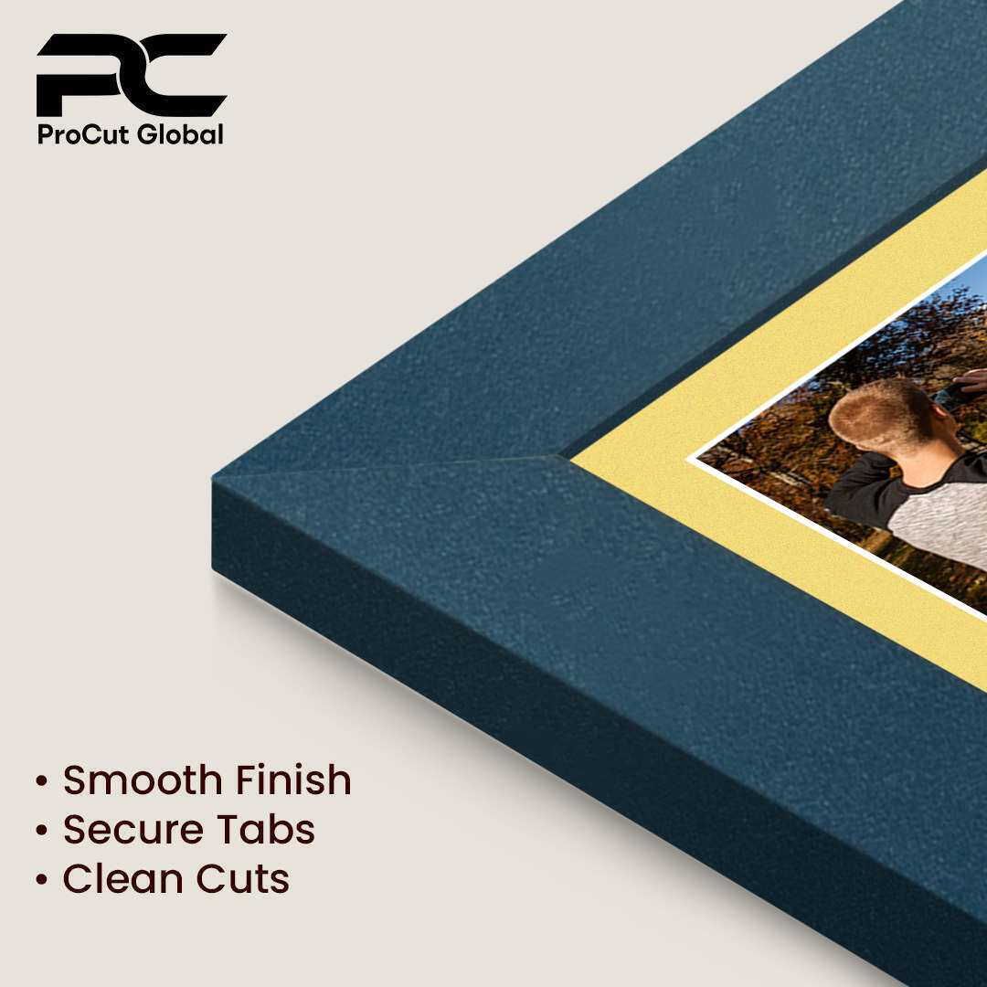 40x20cm Modern Navy Blue Multi Aperture Photo Frame - Fits 6x4" (x3) Photos | Collage Frame thumbnail 7