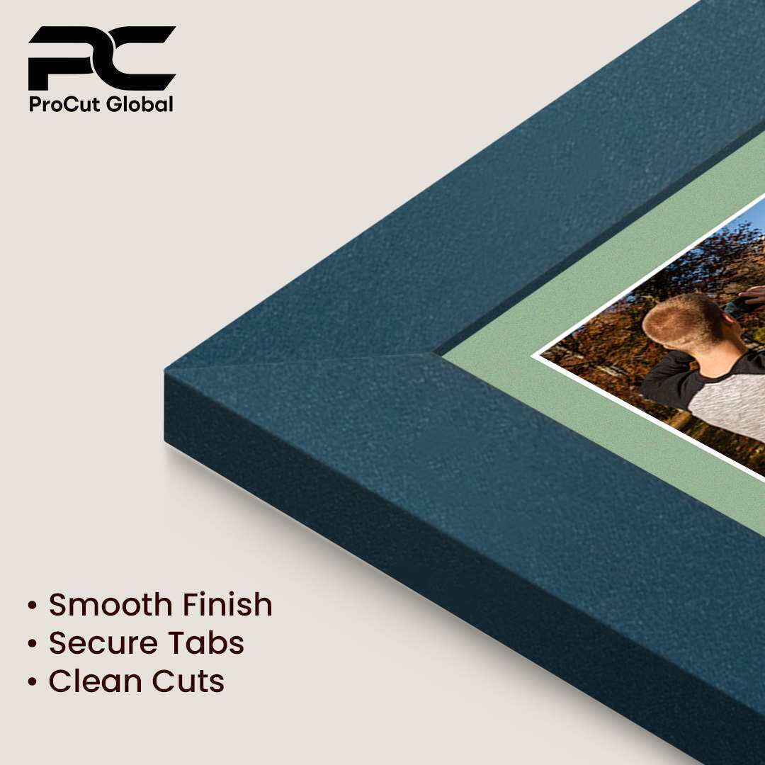 40x20cm Navy Blue Modern Multi Aperture Photo Frame - Fits 6x4" (x3) Photos | Collage Frame thumbnail 7