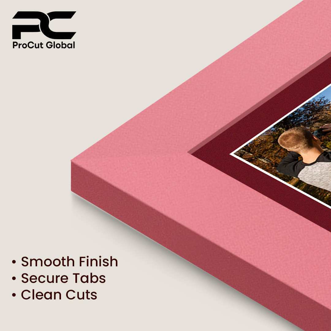 40x20cm Pastel Pink Modern Multi Aperture Photo Frame - Fits 6x4" (x3) Photos | Collage Frame thumbnail 7