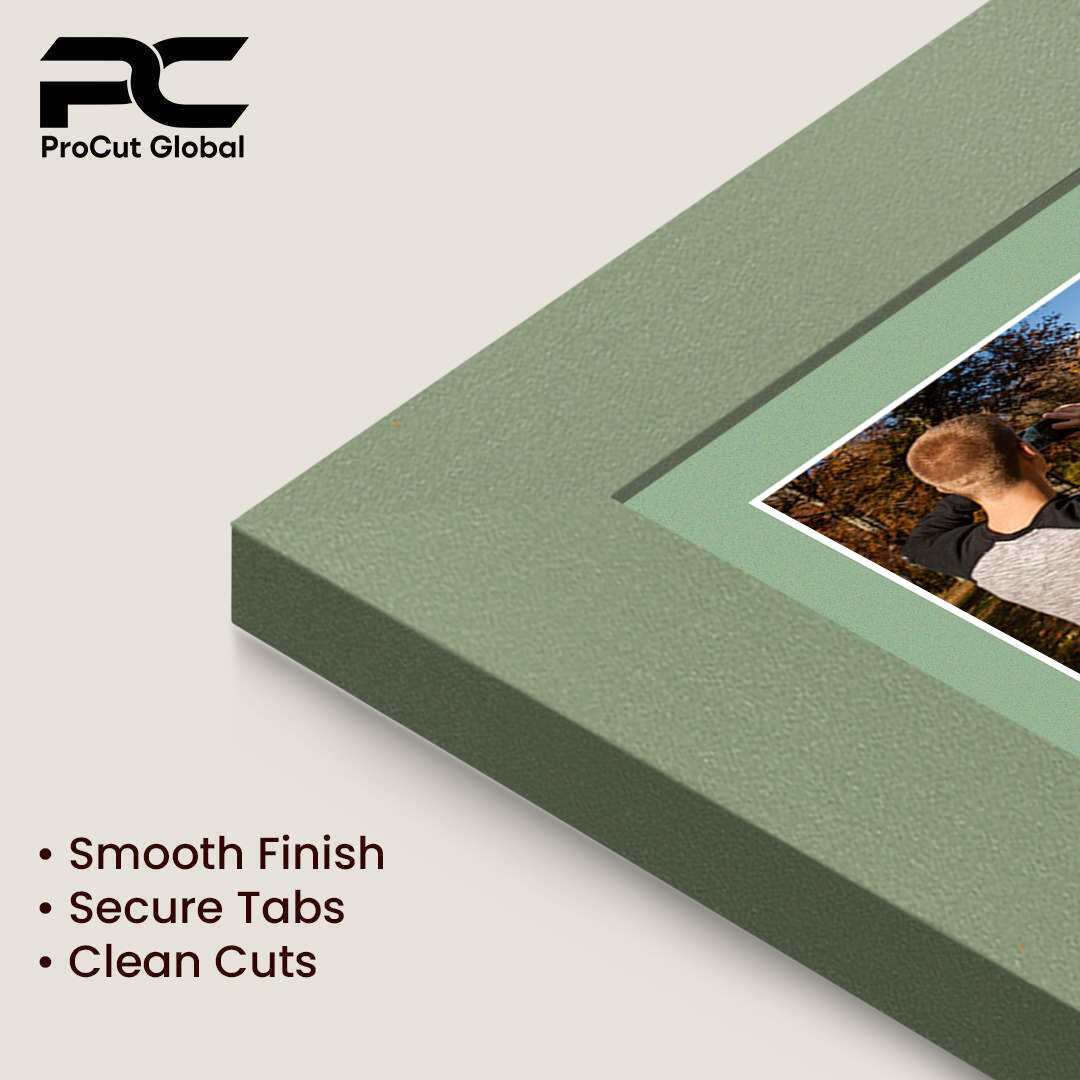 50x20cm Green Modern Multi Aperture Photo Frame - Fits 6x4" (x4) Photos | Collage Frame thumbnail 7