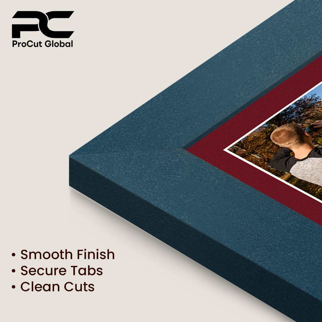 50x20cm Modern Navy Blue Multi Aperture Photo Frame - Fits 6x4" (x4) Photos | Collage Frame thumbnail 7
