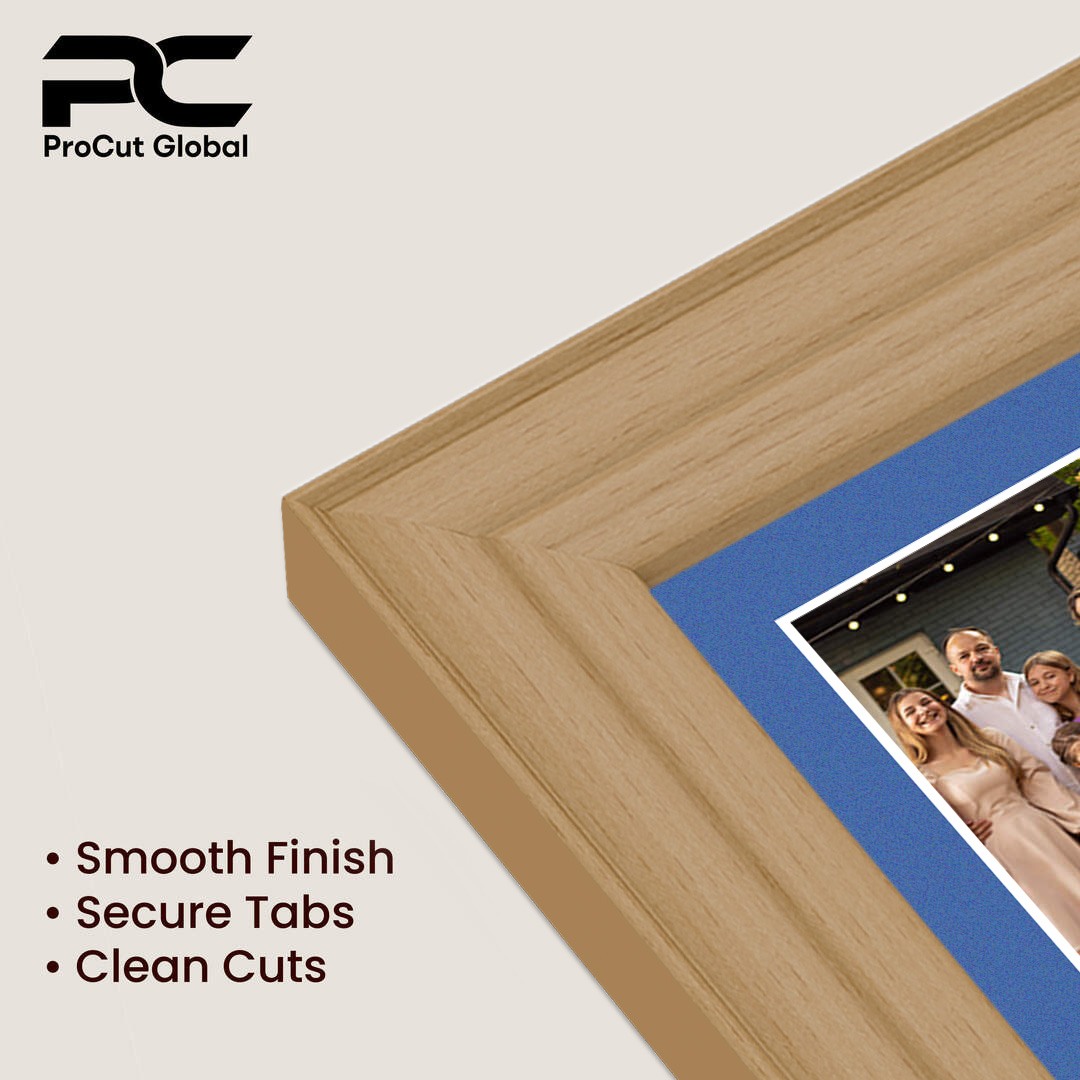 20x16" Country Pine Classic Multi Aperture Photo Frame - Fits 7x5" (x2) & 6x4" (x7) Photos | Collage Frame thumbnail 7