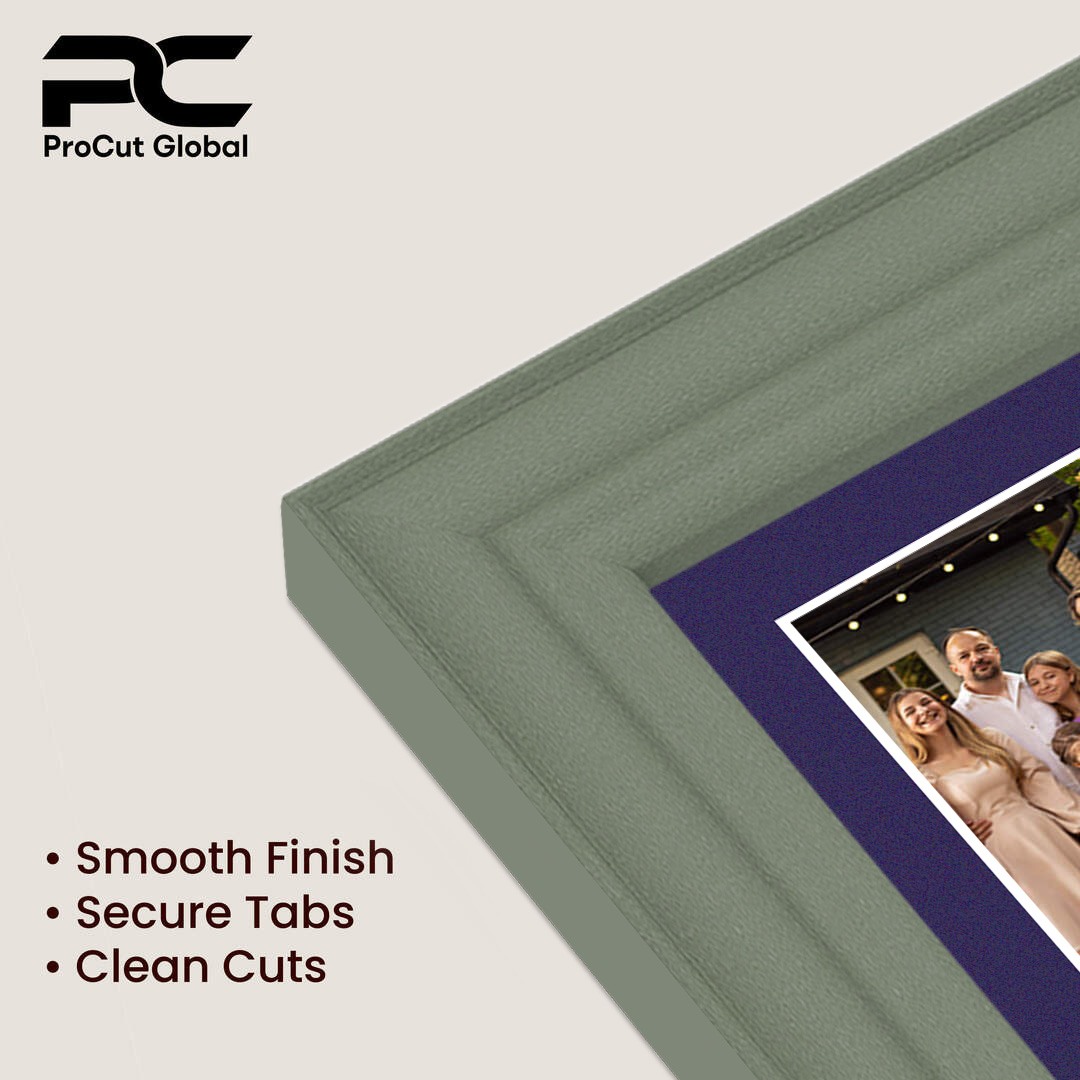 20x16" Green Classic Multi Aperture Photo Frame - Fits 7x5" (x2) & 6x4" (x7) Photos | Collage Frame thumbnail 7