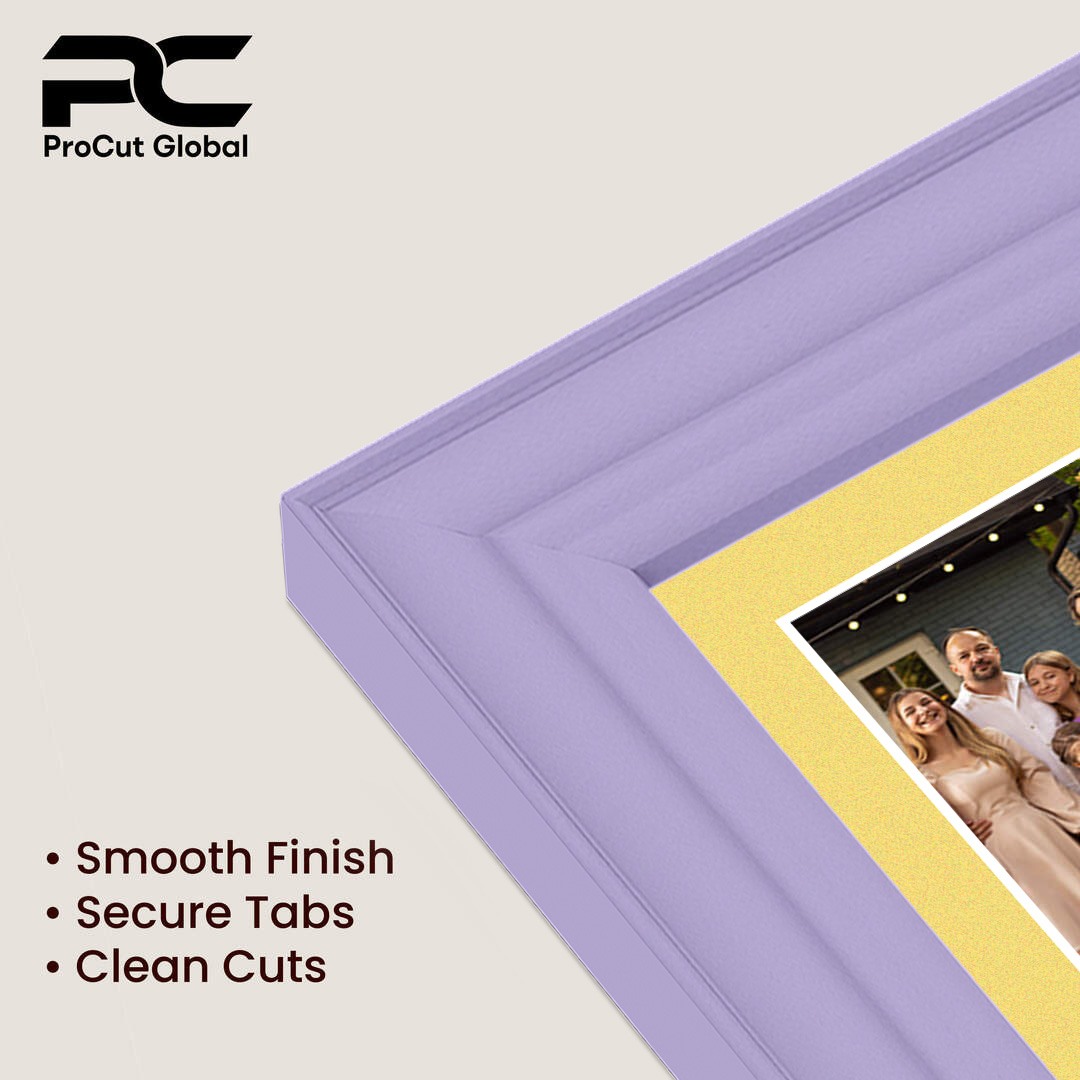 20x16" Classic Purple Multi Aperture Photo Frame - Fits 7x5" (x2) & 6x4" (x7) Photos | Collage Frame thumbnail 7