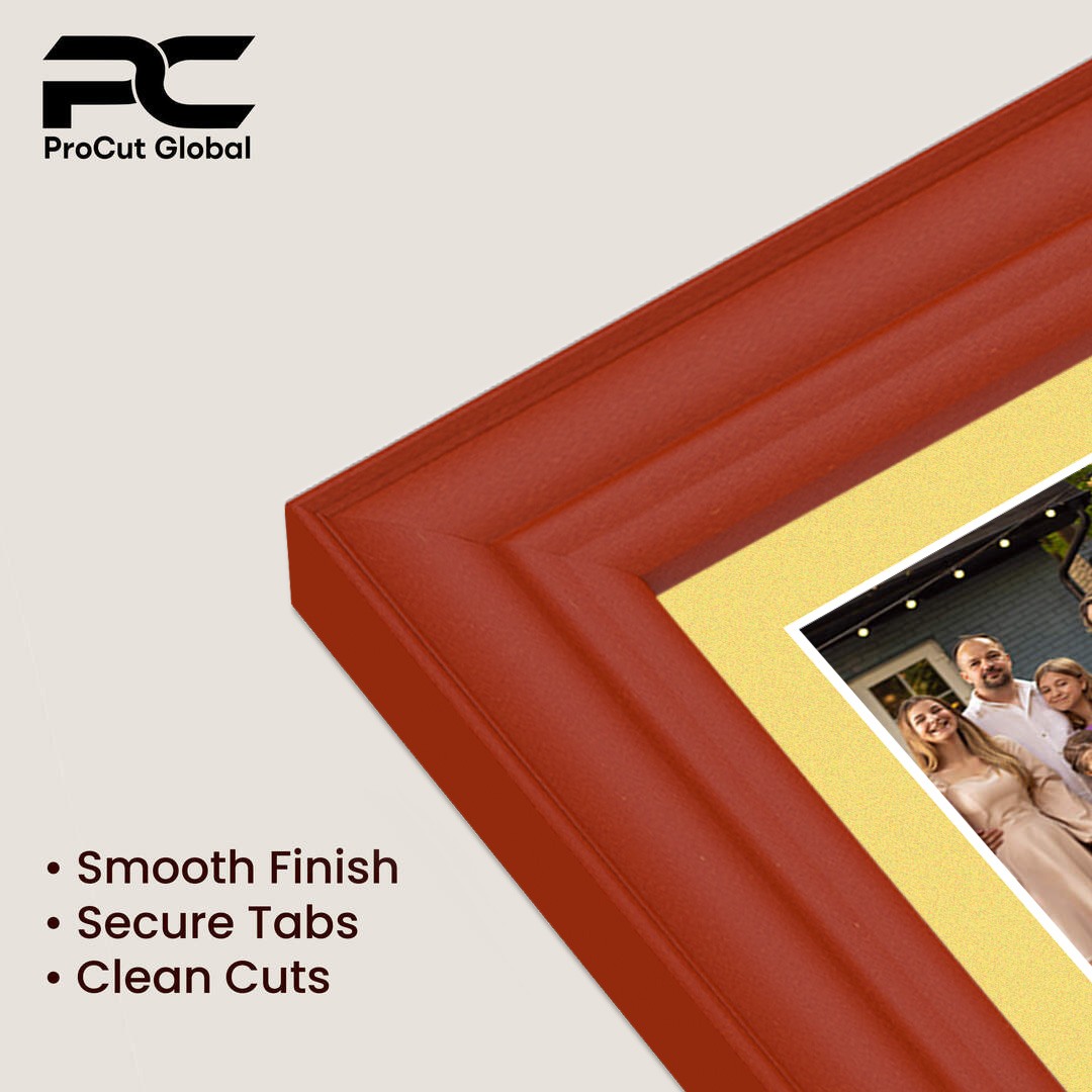 20x16" Classic Red Multi Aperture Photo Frame - Fits 7x5" (x2) & 6x4" (x7) Photos | Collage Frame thumbnail 7