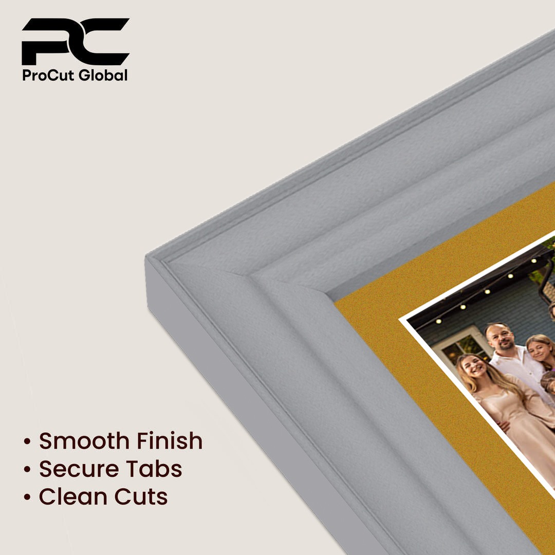 20x16" Silver Classic Multi Aperture Photo Frame - Fits 7x5" (x2) & 6x4" (x7) Photos | Collage Frame thumbnail 7