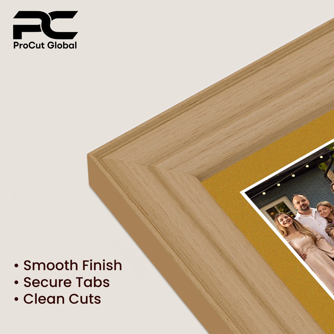 80x70cm Country Pine Classic Multi Aperture Photo Frame Holds 6x4" (x18) & 4x4" (x2) Photos With Antique Gold Mount | Modern Collage Frame thumbnail 7