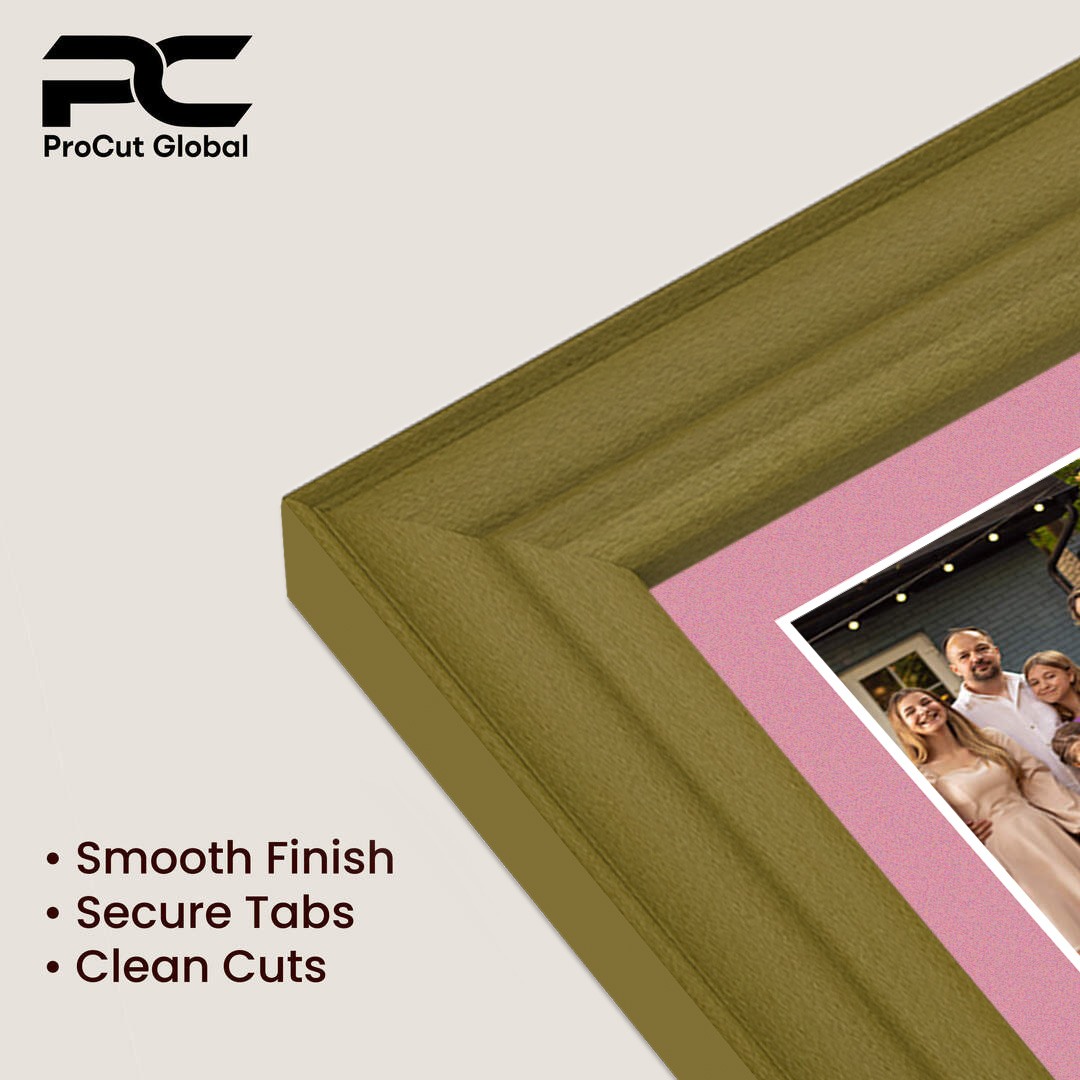80x70cm Classic Gold Multi Aperture Photo Frame - Fits 6x4" (x18) & 4x4" (x2) Photos | Collage Frame thumbnail 7