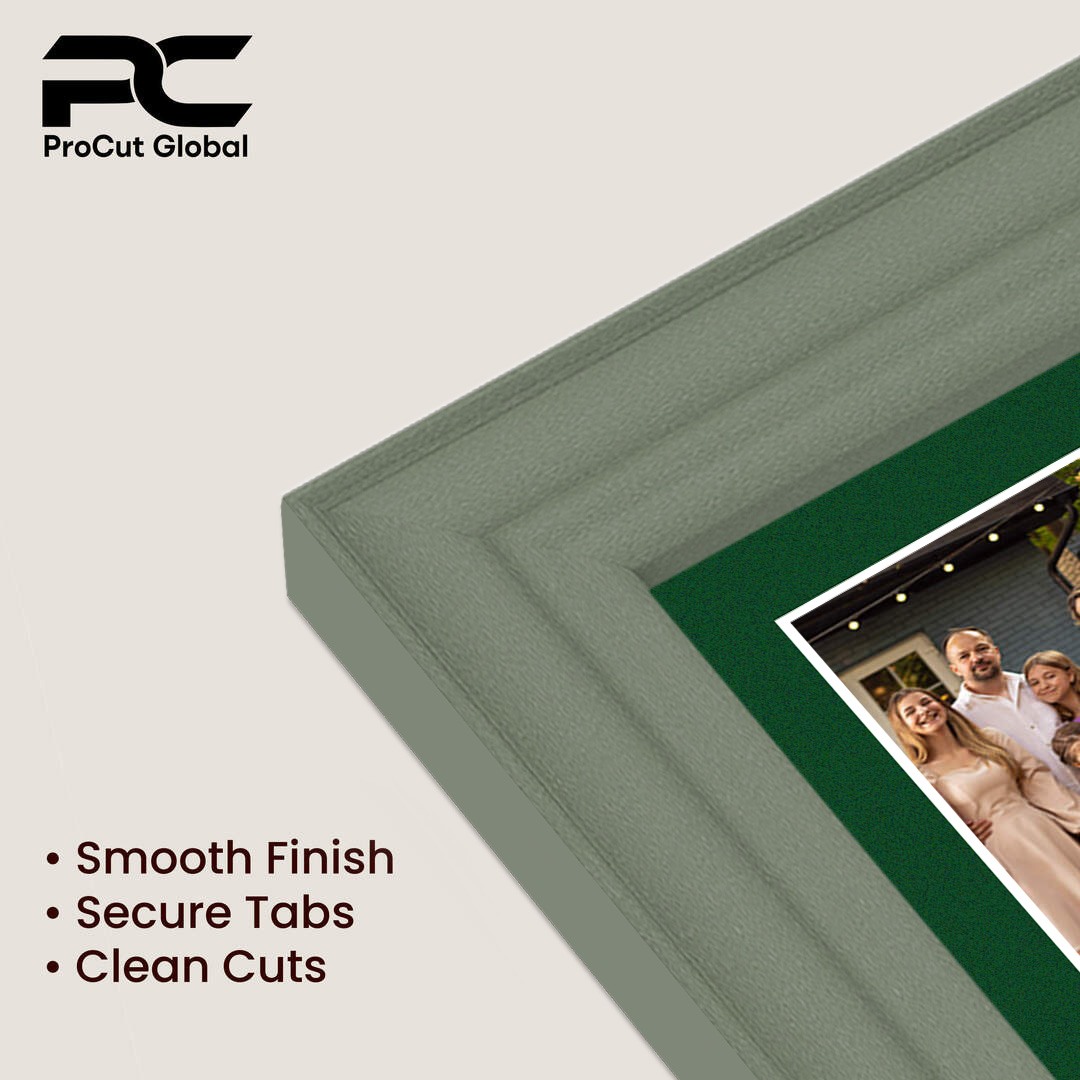 80x70cm Green Classic Multi Aperture Photo Frame - Fits 6x4" (x18) & 4x4" (x2) Photos | Collage Frame thumbnail 7