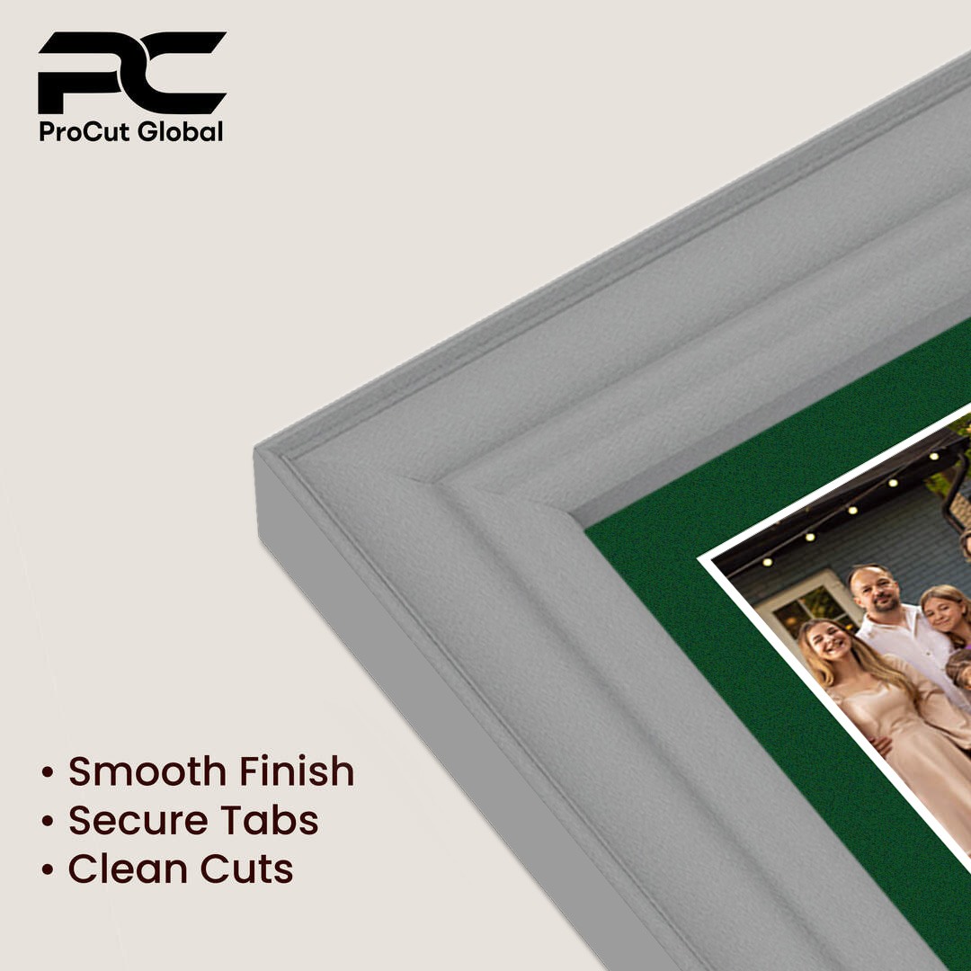 80x70cm Classic Light Grey Multi Aperture Photo Frame - Fits 6x4" (x18) & 4x4" (x2) Photos | Collage Frame thumbnail 7