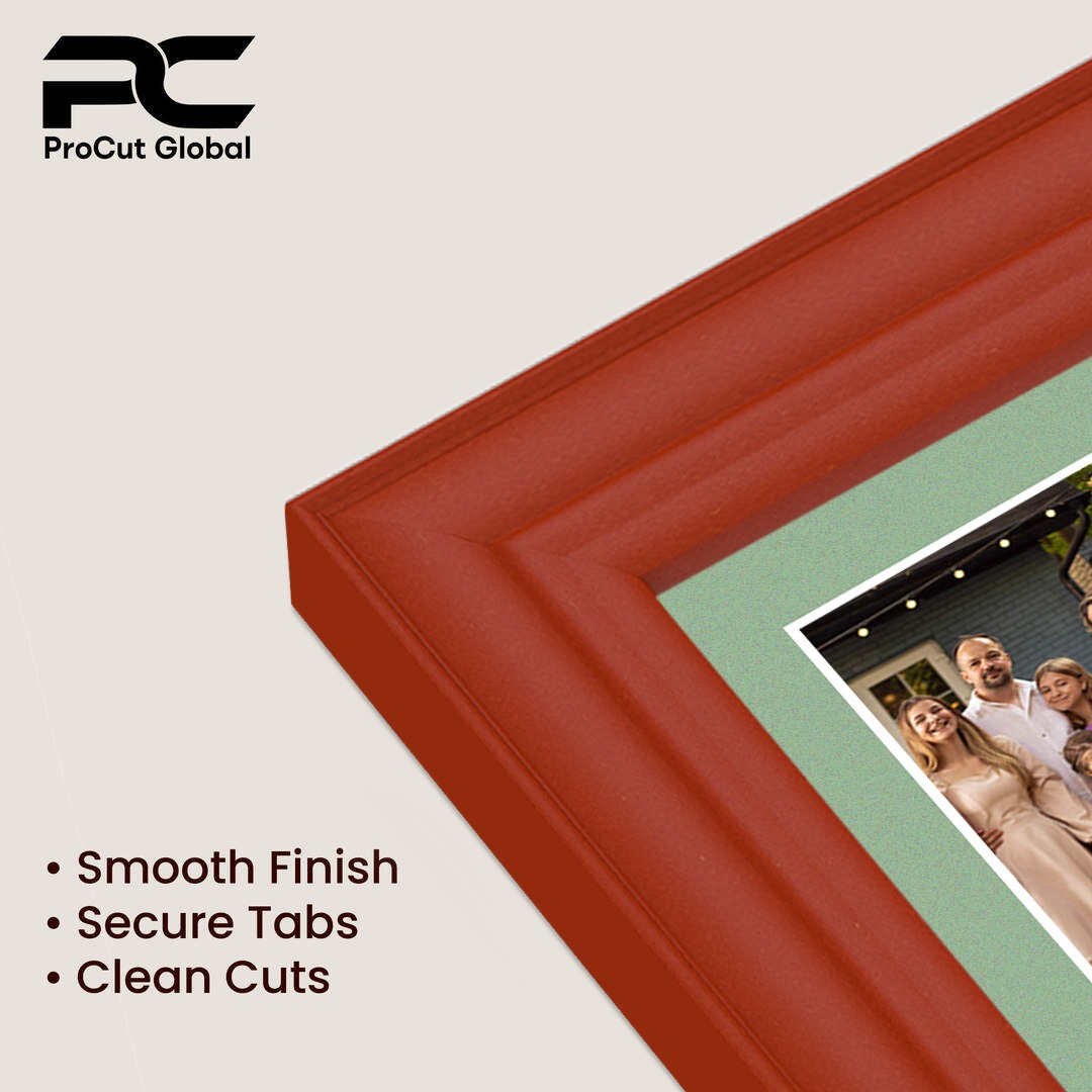 80x70cm Classic Red Multi Aperture Photo Frame - Fits 6x4" (x18) & 4x4" (x2) Photos | Collage Frame thumbnail 7