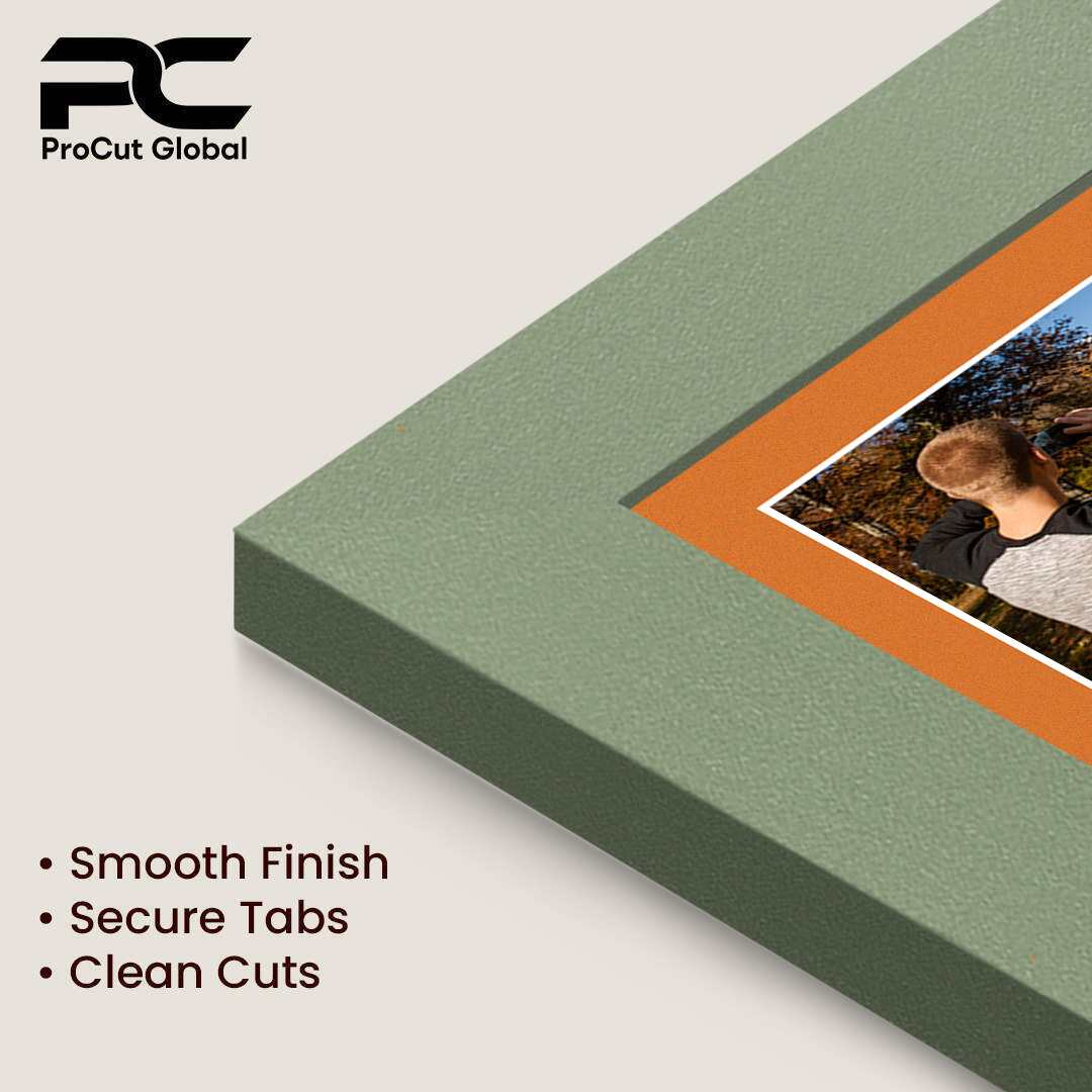80x70cm Modern Green Multi Aperture Photo Frame - Fits 6x4" (x18) & 4x4" (x2) Photos | Collage Frame thumbnail 7