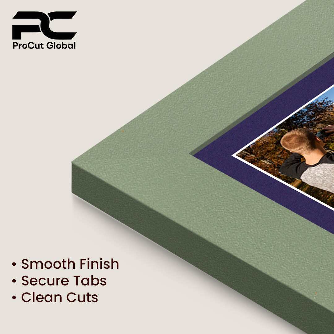 80x70cm Green Modern Multi Aperture Photo Frame - Fits 6x4" (x18) & 4x4" (x2) Photos | Collage Frame thumbnail 7