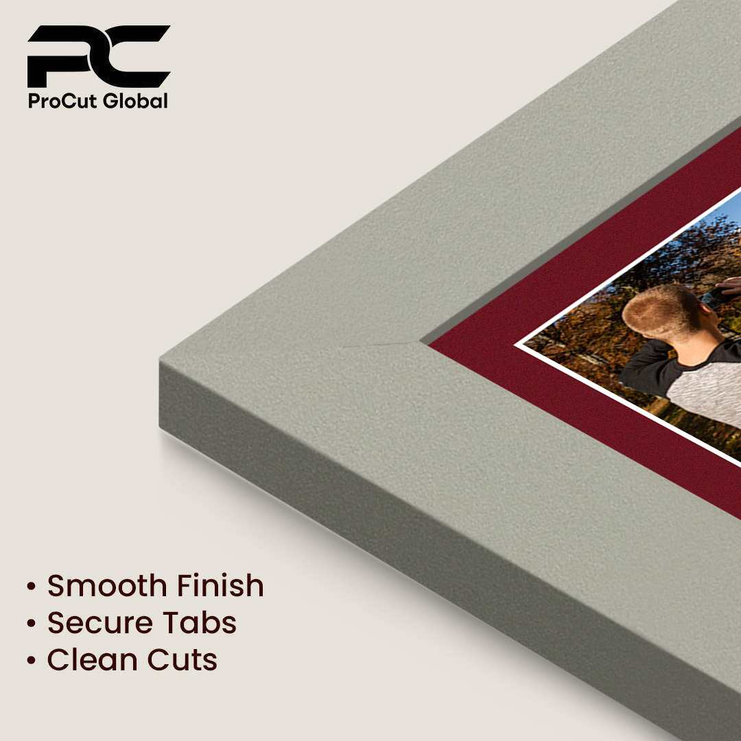80x70cm Light Grey Modern Multi Aperture Photo Frame - Fits 6x4" (x18) & 4x4" (x2) Photos | Collage Frame thumbnail 7