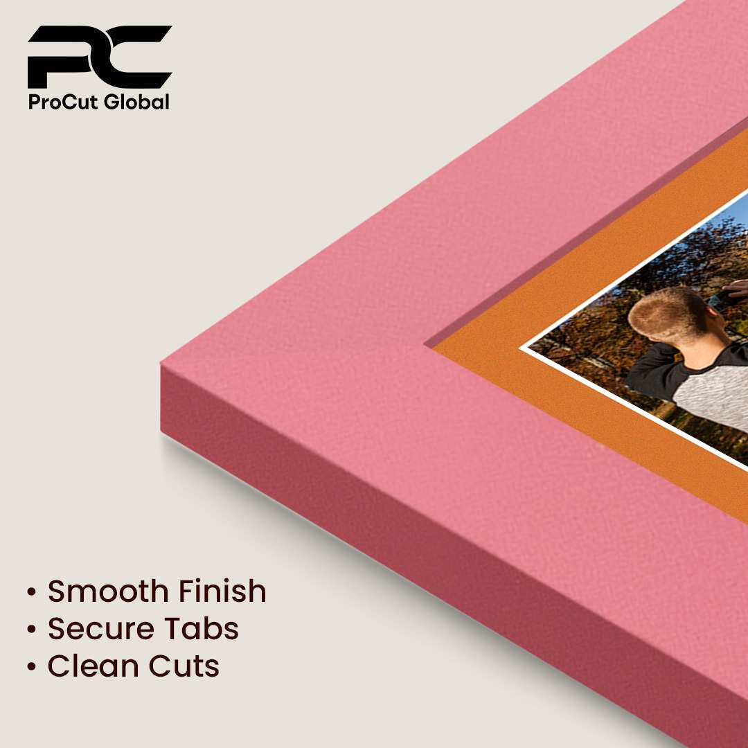80x70cm Pastel Pink Modern Multi Aperture Photo Frame - Fits 6x4" (x18) & 4x4" (x2) Photos | Collage Frame thumbnail 7