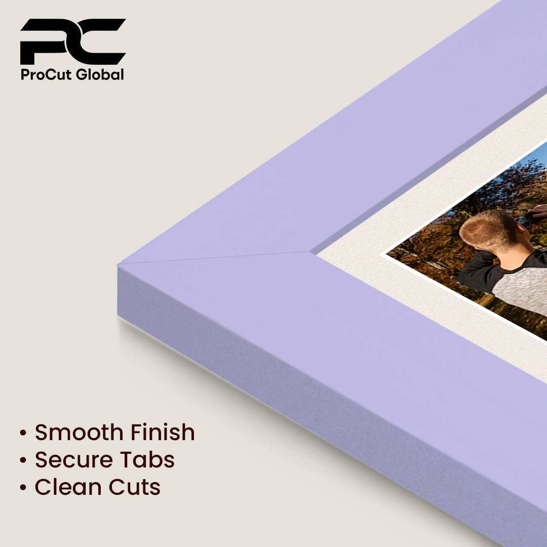 80x70cm Modern Purple Multi Aperture Photo Frame - Fits 6x4" (x18) & 4x4" (x2) Photos | Collage Frame thumbnail 7