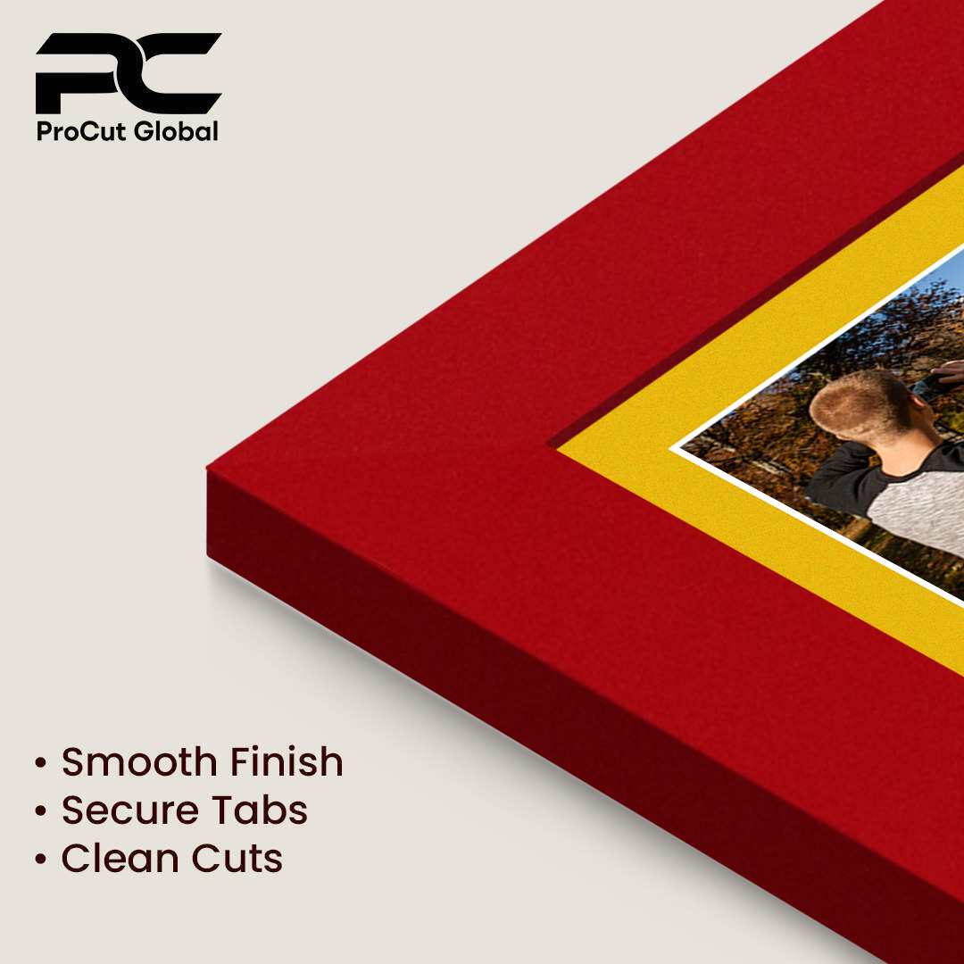 80x70cm Modern Red Multi Aperture Photo Frame - Fits 6x4" (x18) & 4x4" (x2) Photos | Collage Frame thumbnail 7