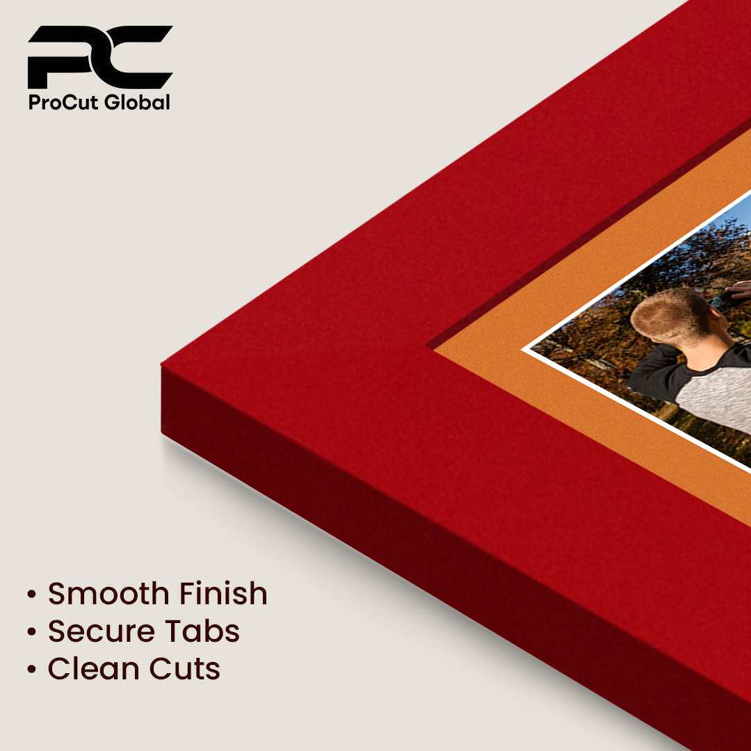 80x70cm Modern Red Multi Aperture Photo Frame - Fits 6x4" (x18) & 4x4" (x2) Photos | Collage Frame thumbnail 7
