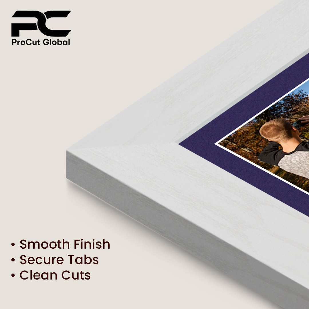 80x70cm Modern Ash White Multi Aperture Photo Frame - Fits 6x4" (x18) & 4x4" (x2) Photos | Collage Frame thumbnail 7