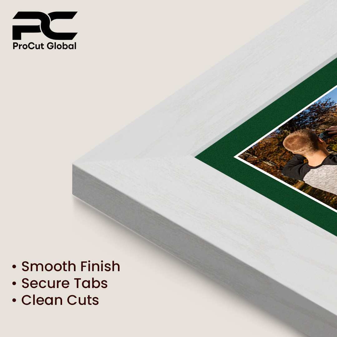 80x70cm Ash White Modern Multi Aperture Photo Frame - Fits 6x4" (x18) & 4x4" (x2) Photos | Collage Frame thumbnail 7