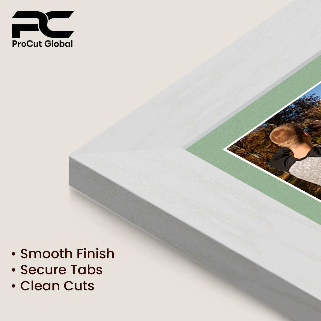 80x70cm Modern Ash White Multi Aperture Photo Frame - Fits 6x4" (x18) & 4x4" (x2) Photos | Collage Frame thumbnail 7