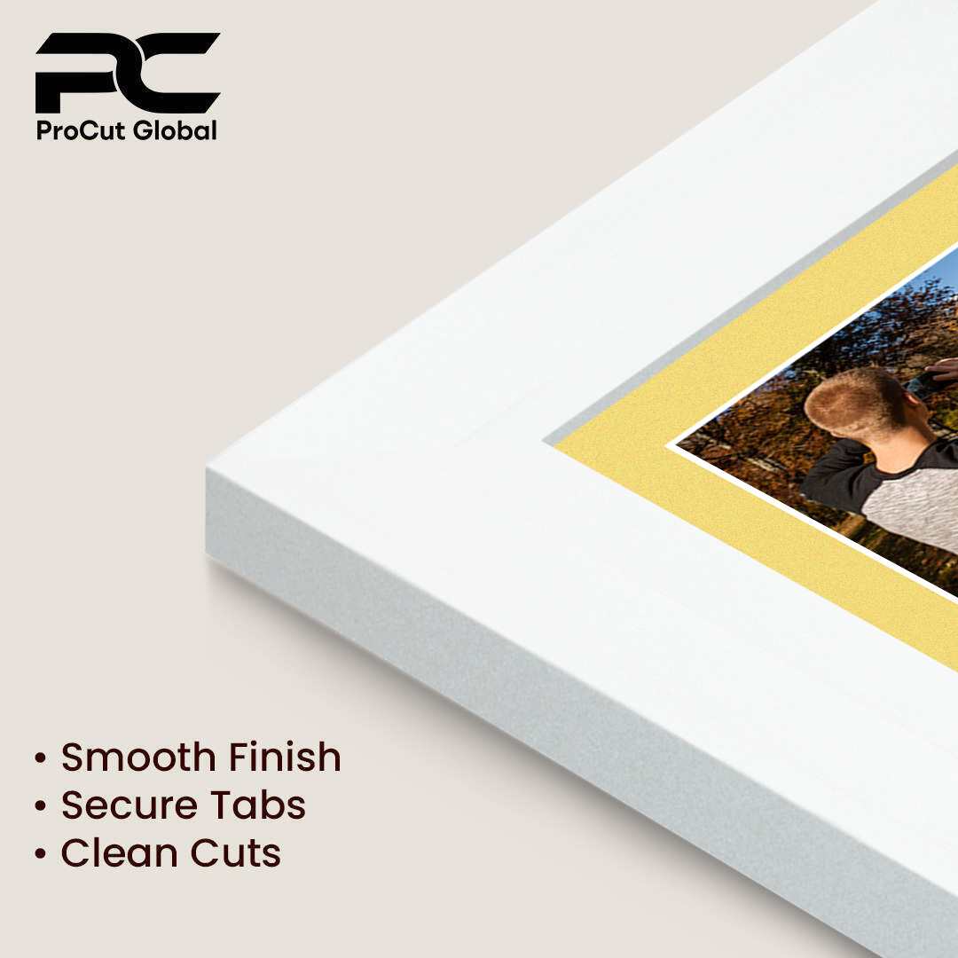 80x70cm White Modern Multi Aperture Photo Frame Holds 6x4" (x18) & 4x4" (x2) Photos With Primrose Mount | Modern Collage Frame thumbnail 7