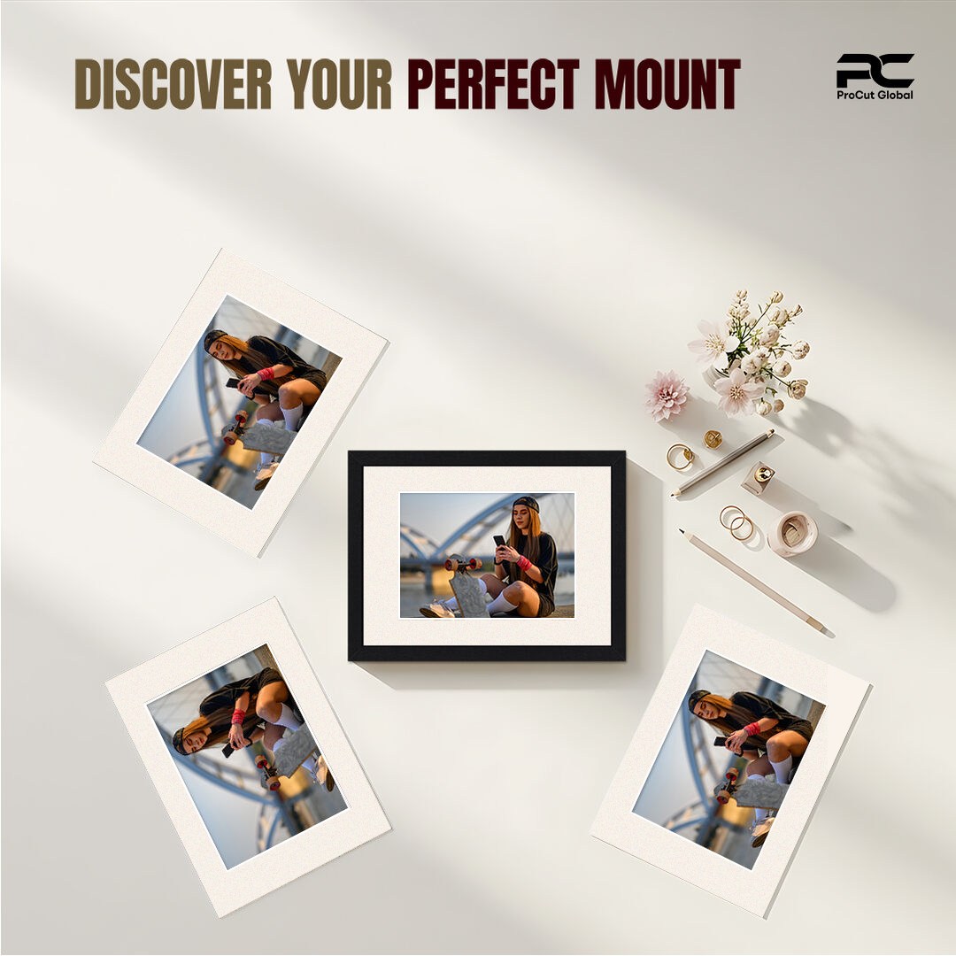 Antique White A5 Picture Mount With A6 Aperture | Acid-Free Mat Board For Photos & Artwork thumbnail 4