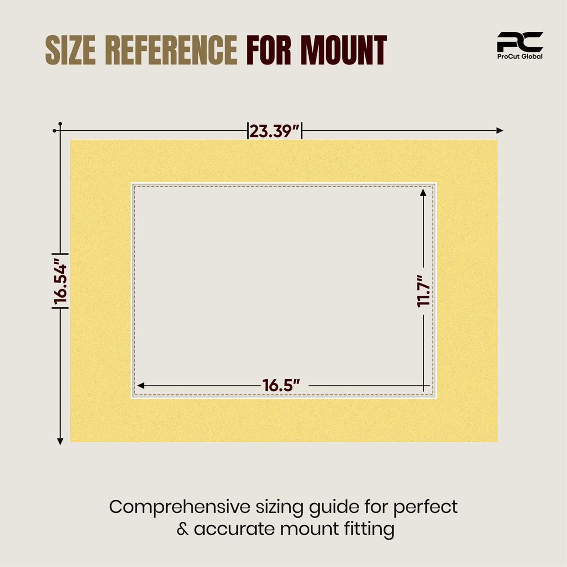 Primrose A2 Picture Mount With A3 Aperture | Acid-Free Mat Board For Photos & Artwork thumbnail 2