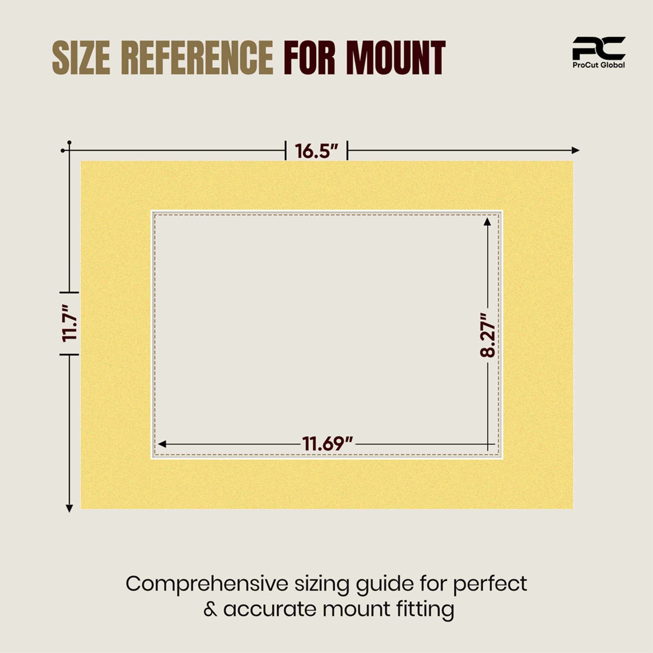 Primrose A3 Picture Mount With A4 Aperture | Acid-Free Picture Mount Board thumbnail 2