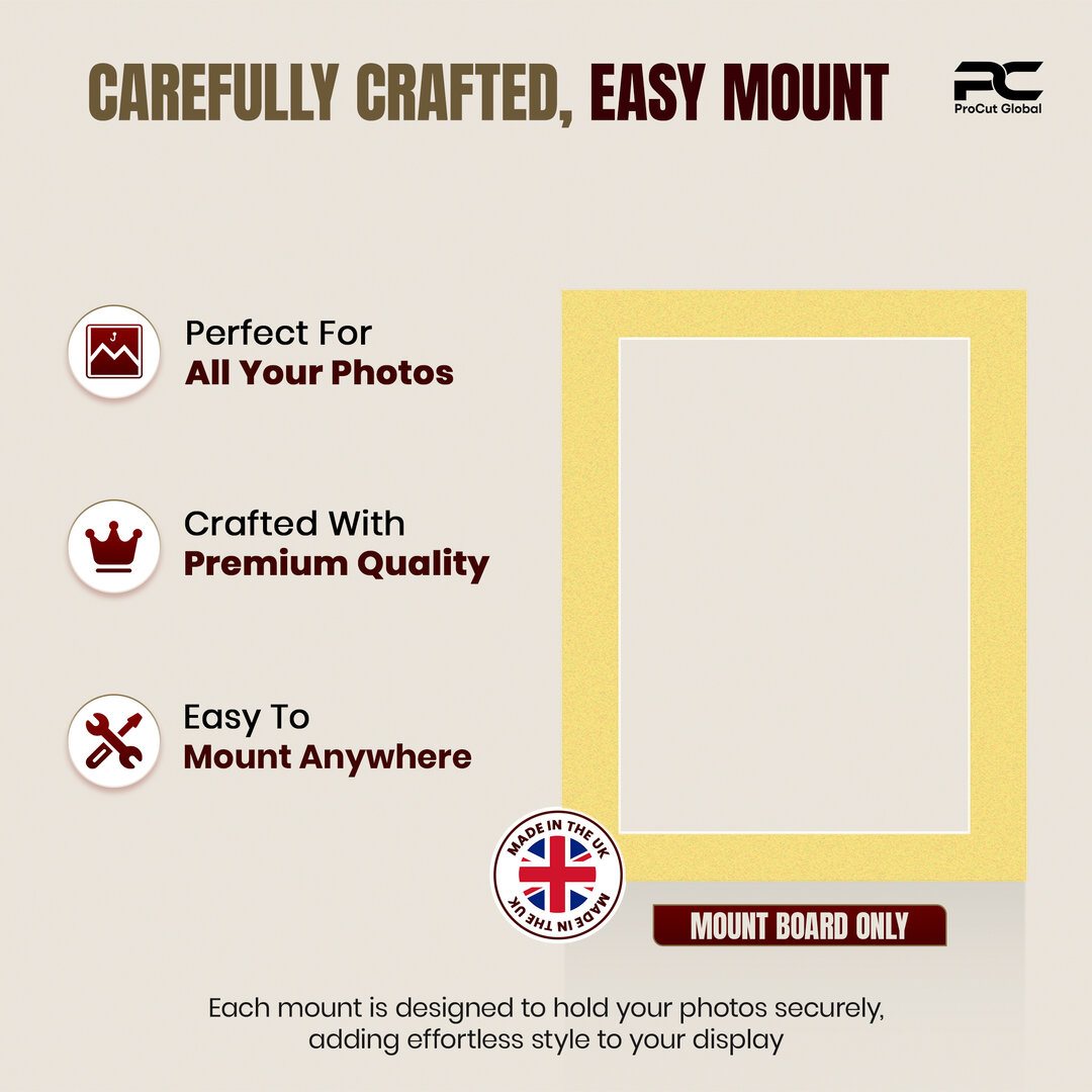 Primrose 14x11" Picture Mount With A4 Aperture | Acid-Free Mat Board For Picture Frames thumbnail 7