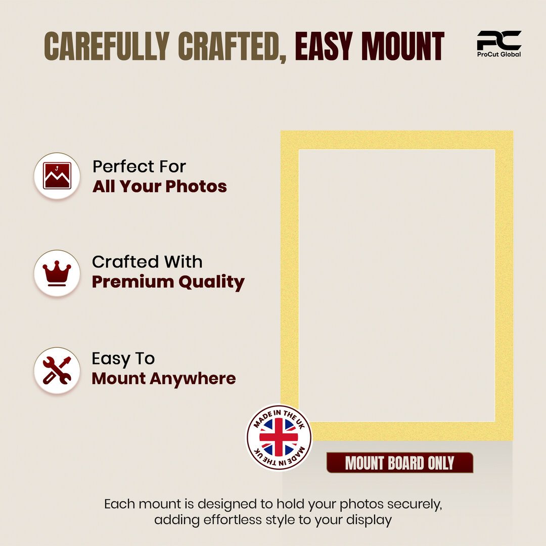 Primrose 16x12" Picture Mount With 14x10" Aperture | Acid-Free Mat Board For Photos & Artwork thumbnail 7