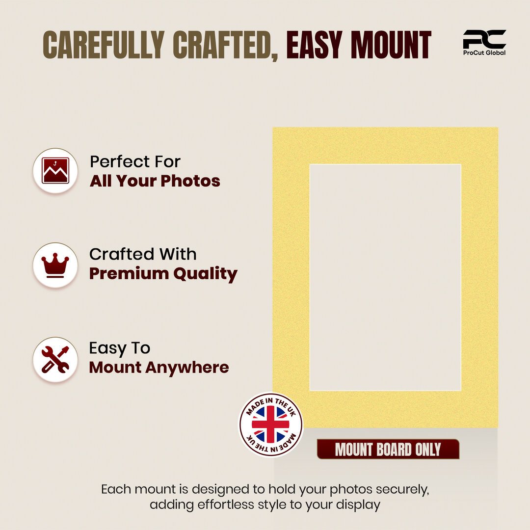 Primrose 24x18" Picture Mount With 18x12" Aperture | Acid-Free Picture Mount Board thumbnail 7