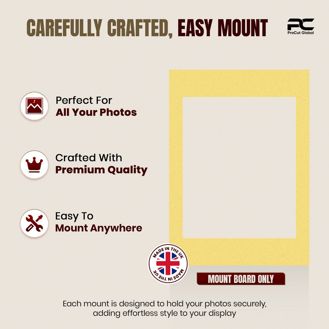 Primrose 70x50cm Picture Mount With 50x40cm Aperture | Acid-Free Mat Board For Picture Frames thumbnail 7