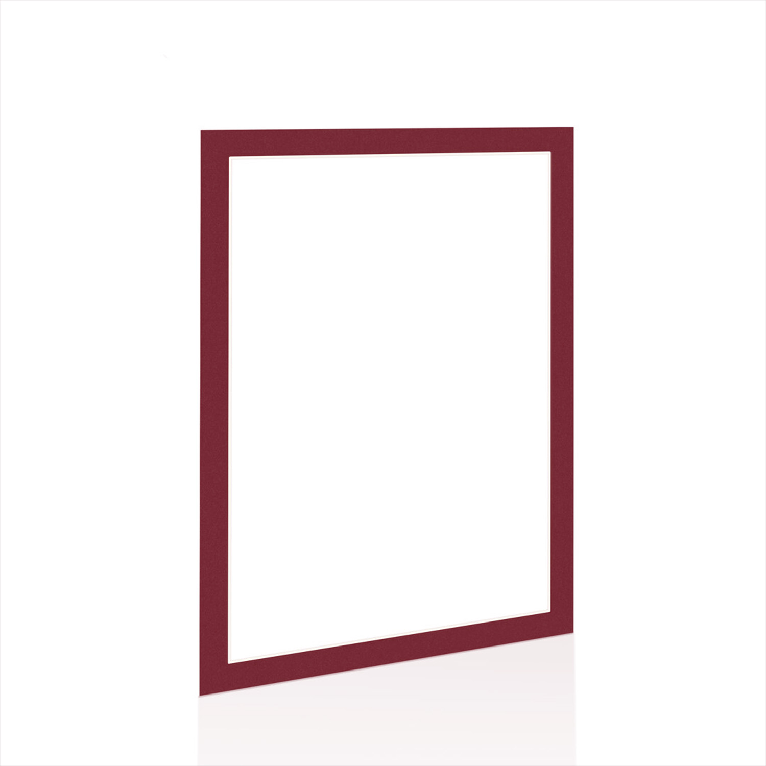 Burgundy 100x70cm Picture Mount With 90x60cm Aperture | Acid-Free Mat Board For Photos & Artwork