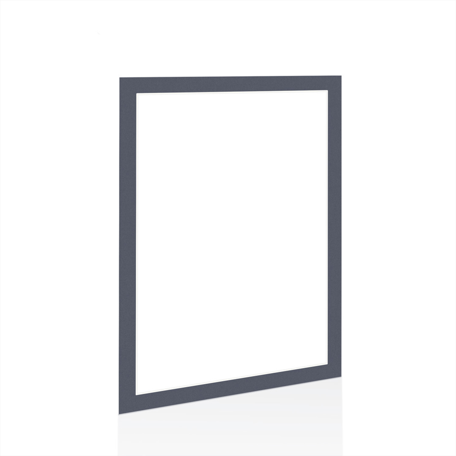 Charcoal Grey 100x70cm Picture Mount With 90x60cm Aperture | Acid-Free Mat Board For Photos & Artwork