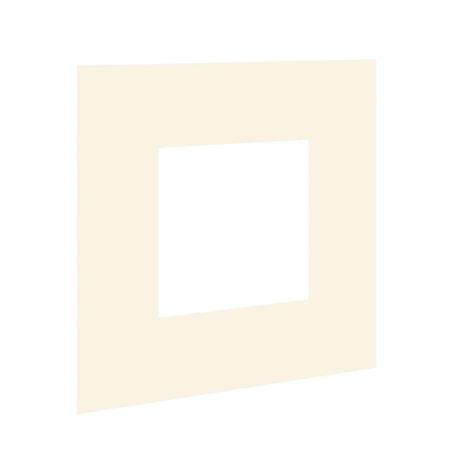 Antique White 10x10" Picture Mount With 5x5" Aperture | Acid-Free Mat Board For Photos & Artwork