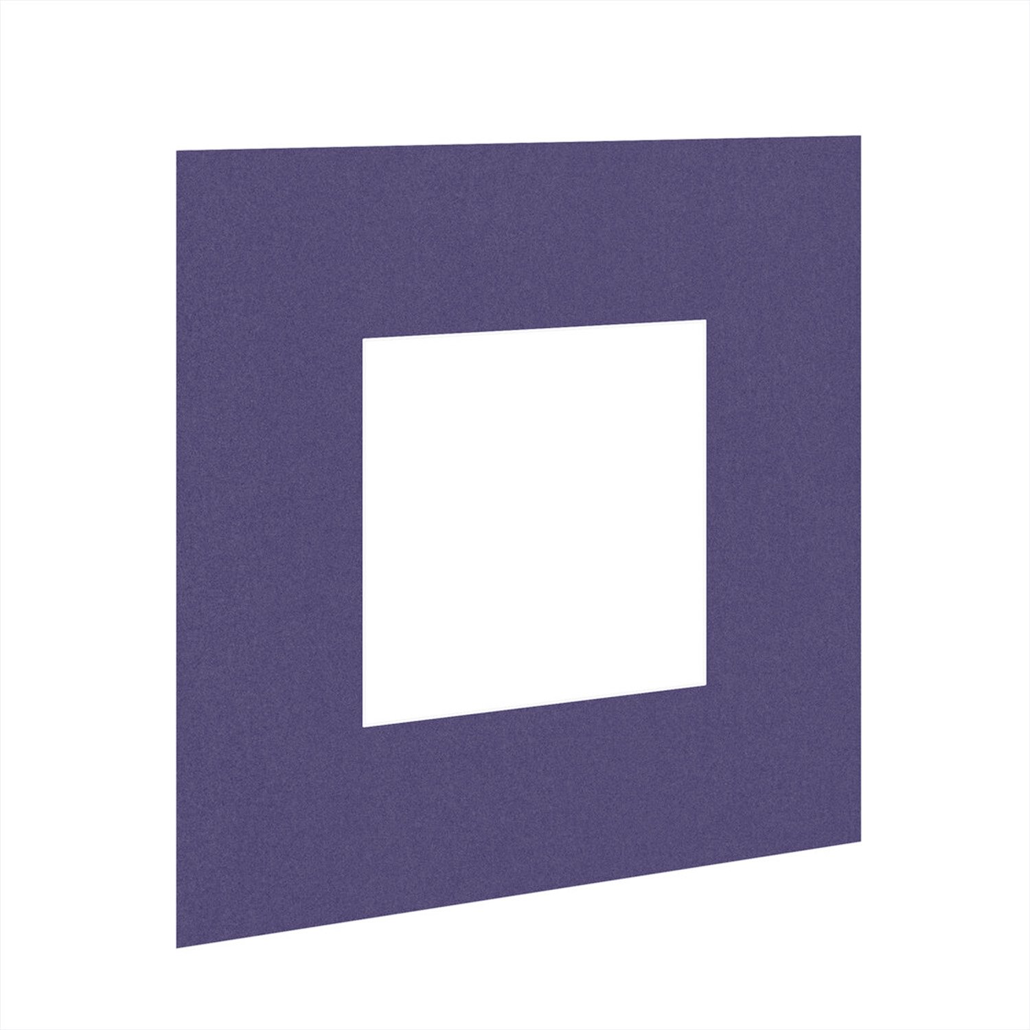Damson 10x10" Picture Mount With 5x5" Aperture | Acid-Free Mat Board For Picture Frames