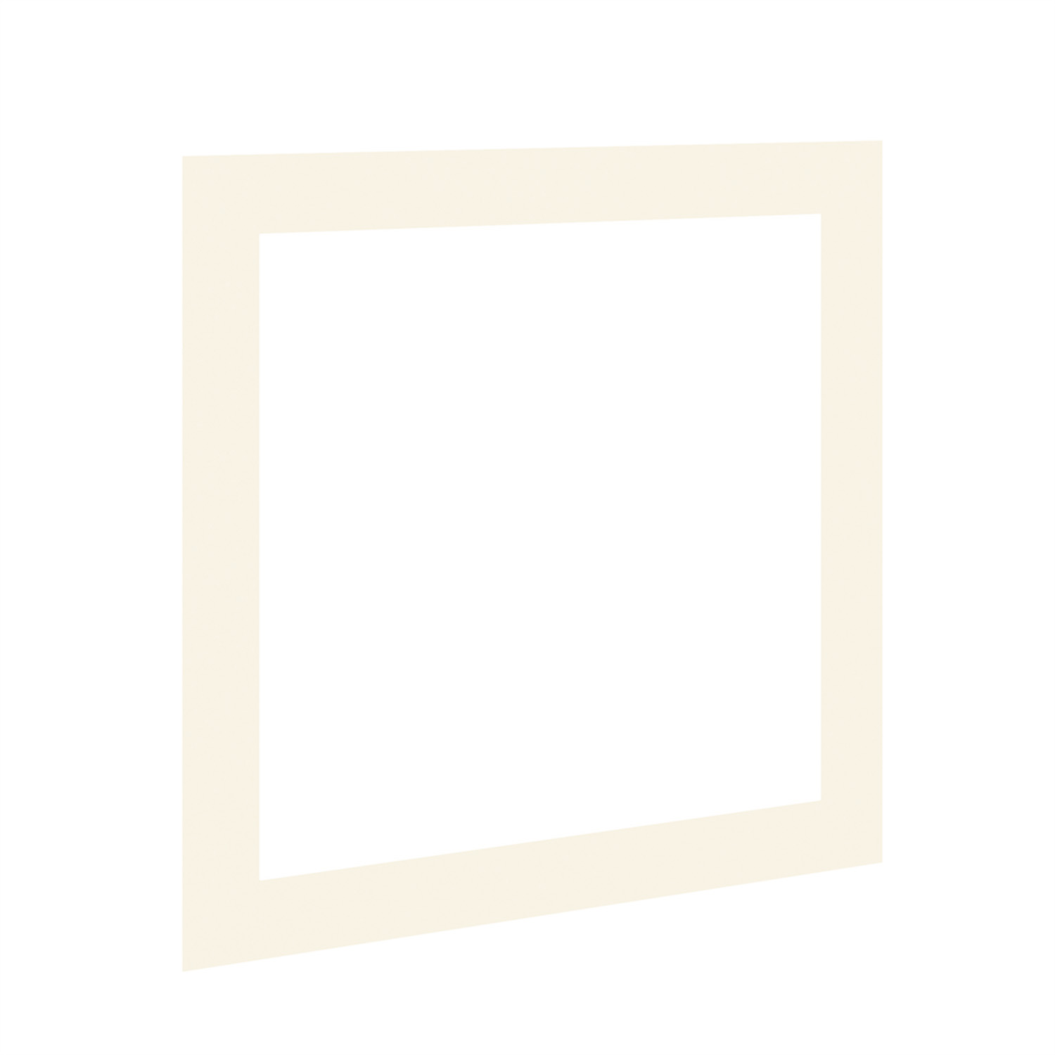 Antique White 10x10" Picture Mount With 8x8" Aperture | Acid-Free Mat Board For Photos & Artwork