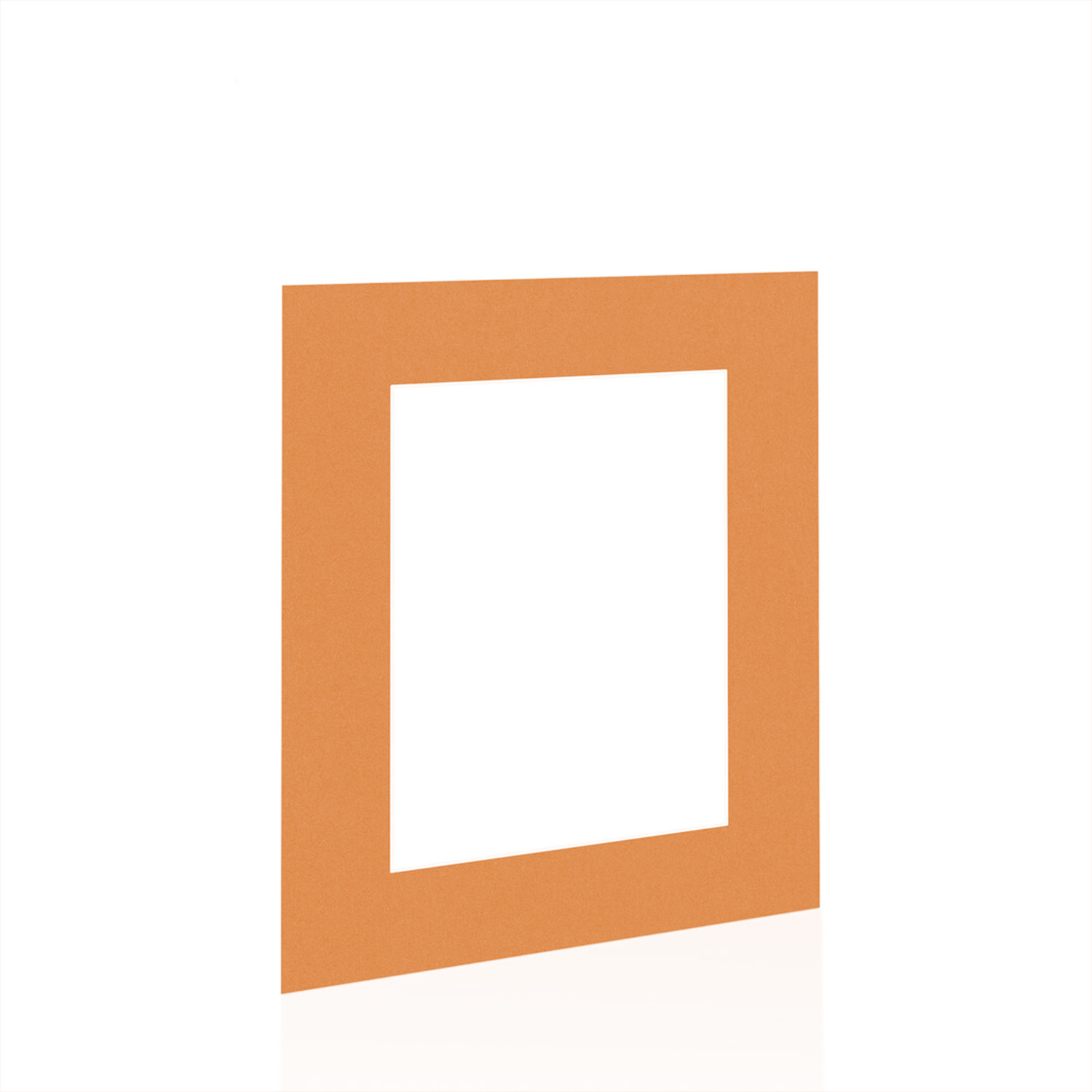Burnt Orange 10x8" Picture Mount With 7x5" Aperture | Acid-Free Mat Board For Photos & Artwork
