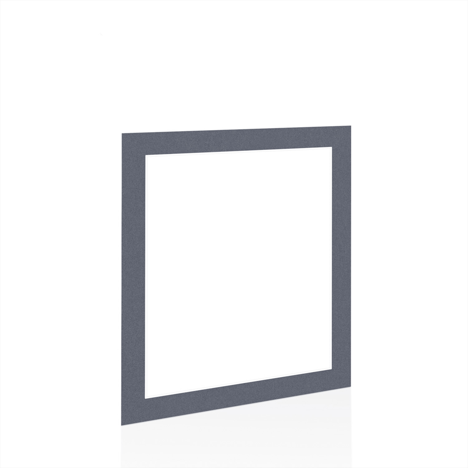 Charcoal Grey 12x10" Picture Mount With 10x8" Aperture | Acid-Free Mat Board For Photos & Artwork