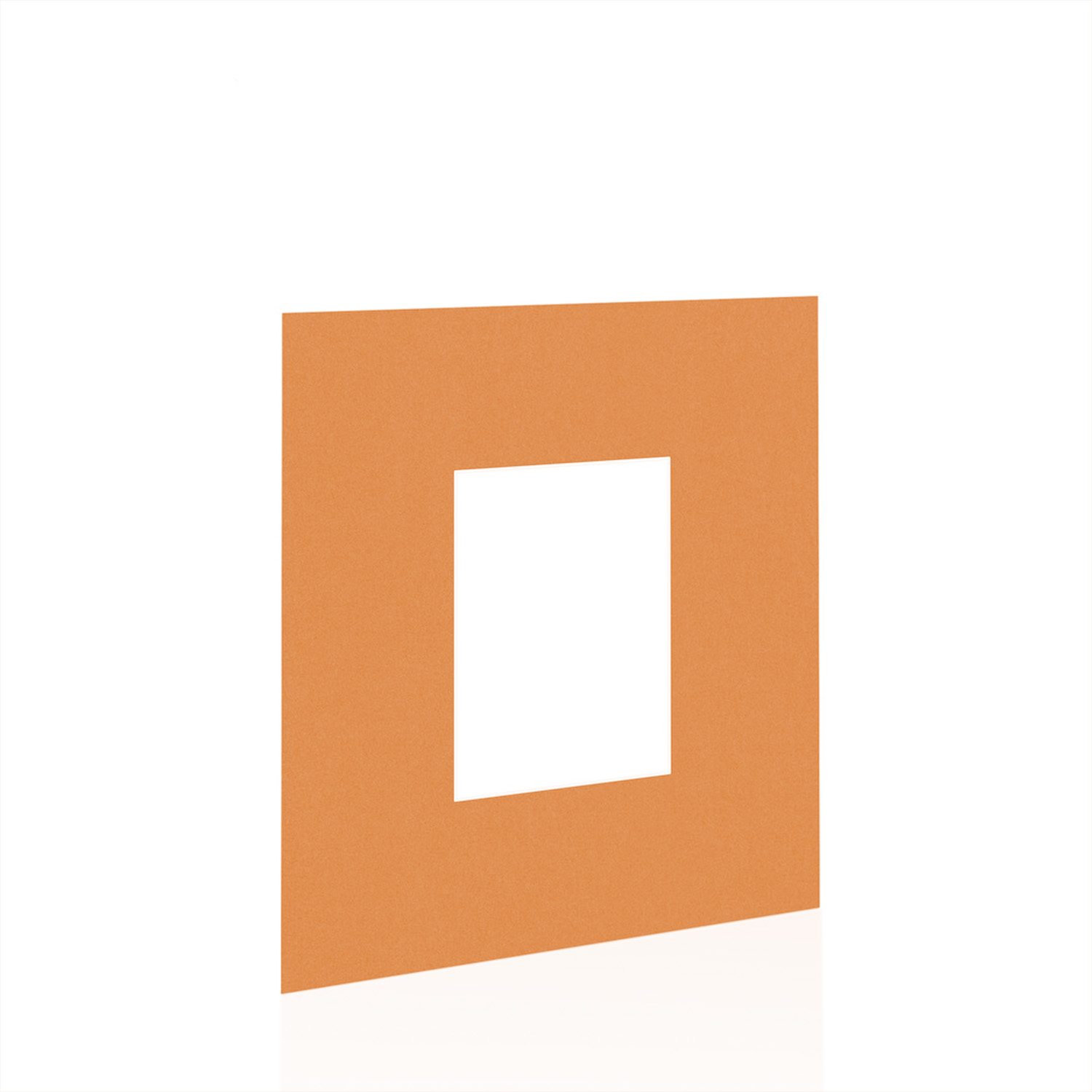 Burnt Orange 12x10" Picture Mount With 6x4" Aperture | Acid-Free Picture Mount Board