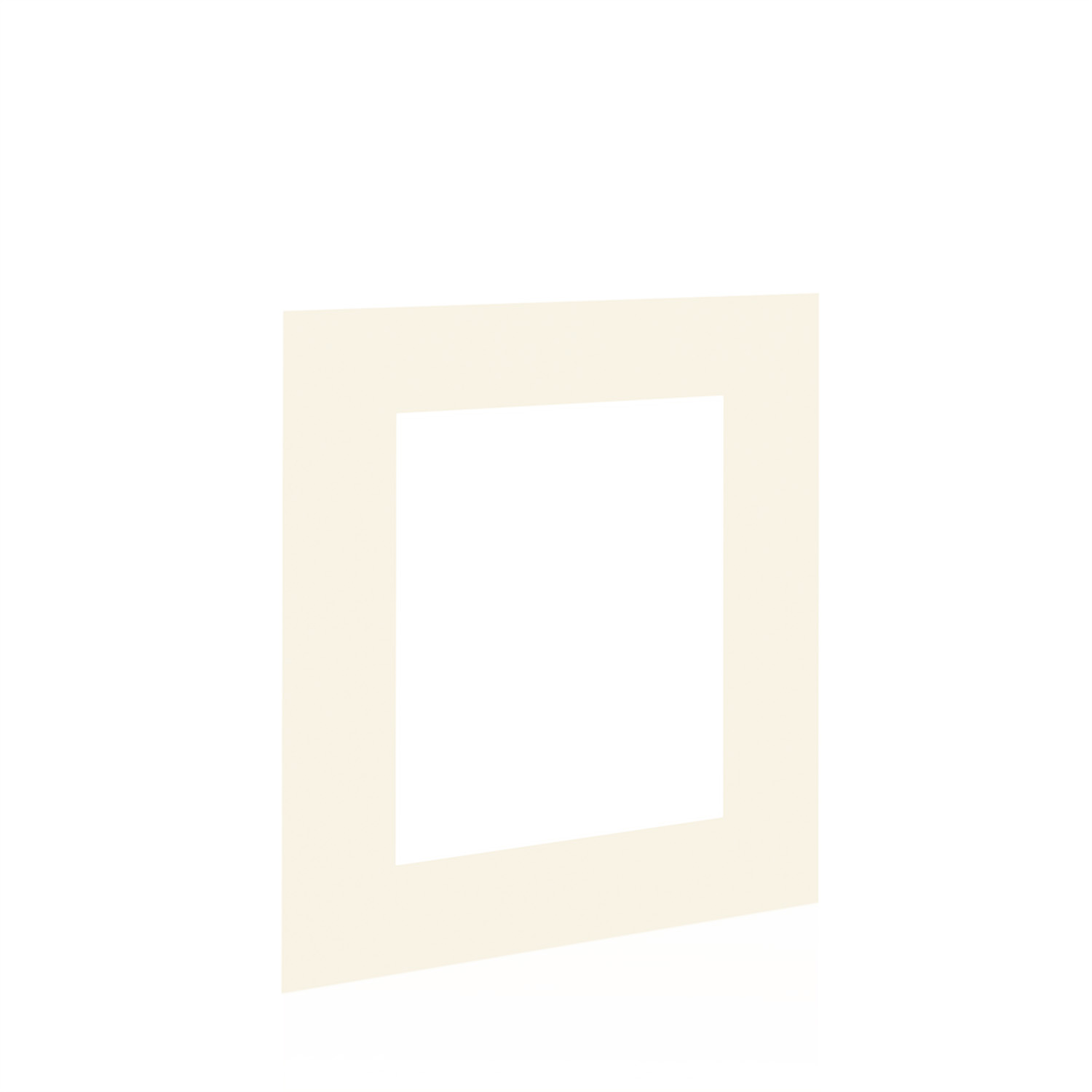 Antique White 12x10" Picture Mount With 8x6" Aperture | Acid-Free Picture Mount Board