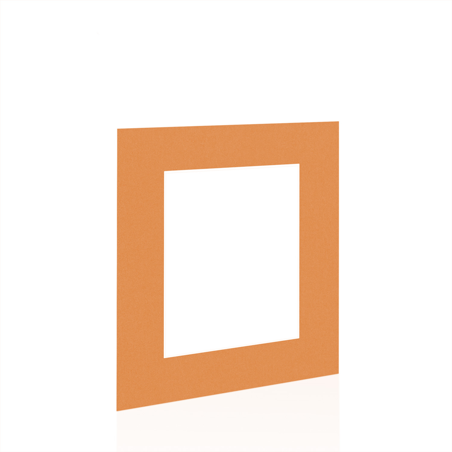Burnt Orange 12x10" Picture Mount With 8x6" Aperture | Acid-Free Picture Mount Board